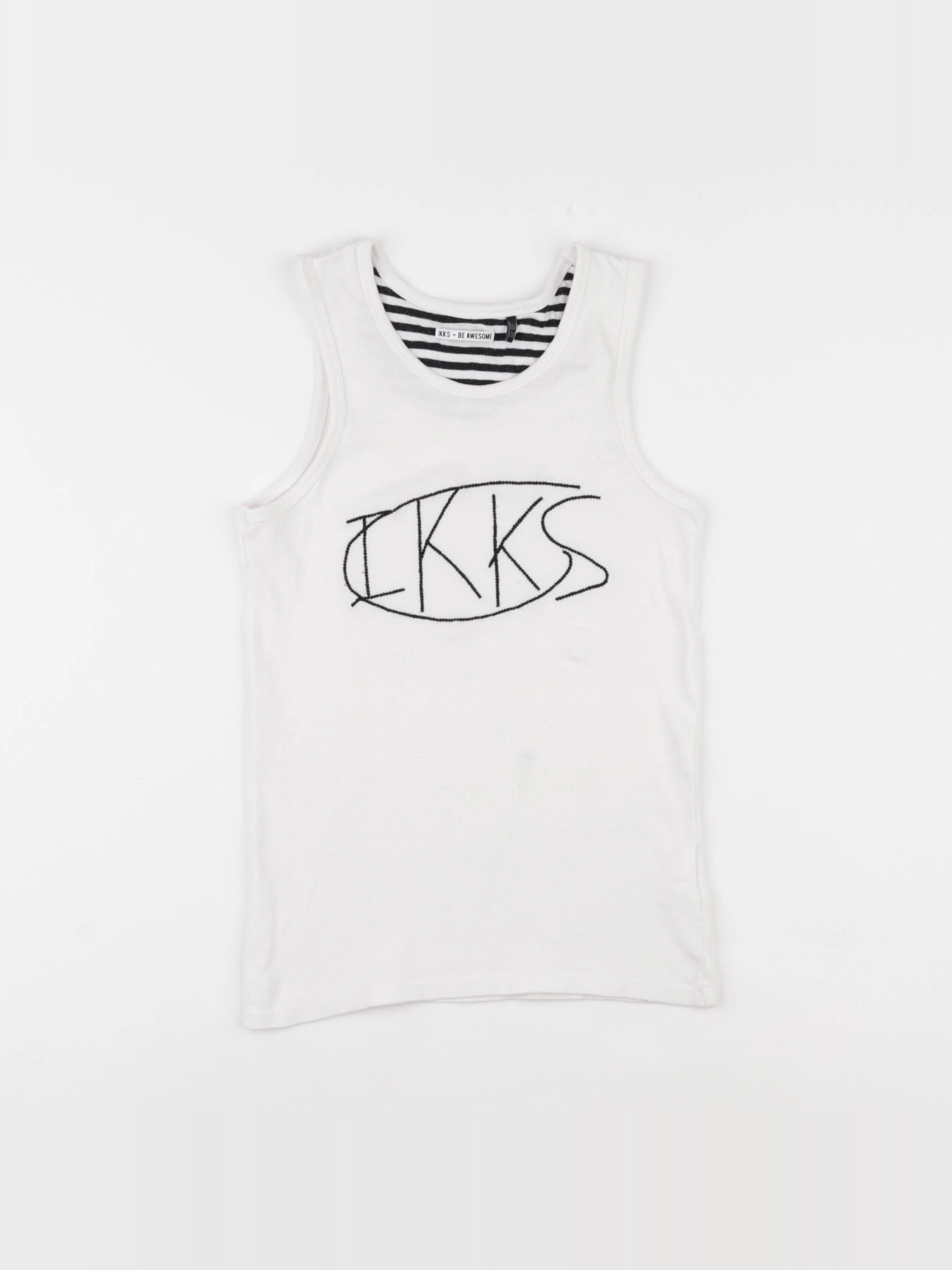 IKKS - débardeur blanc - 10 ans