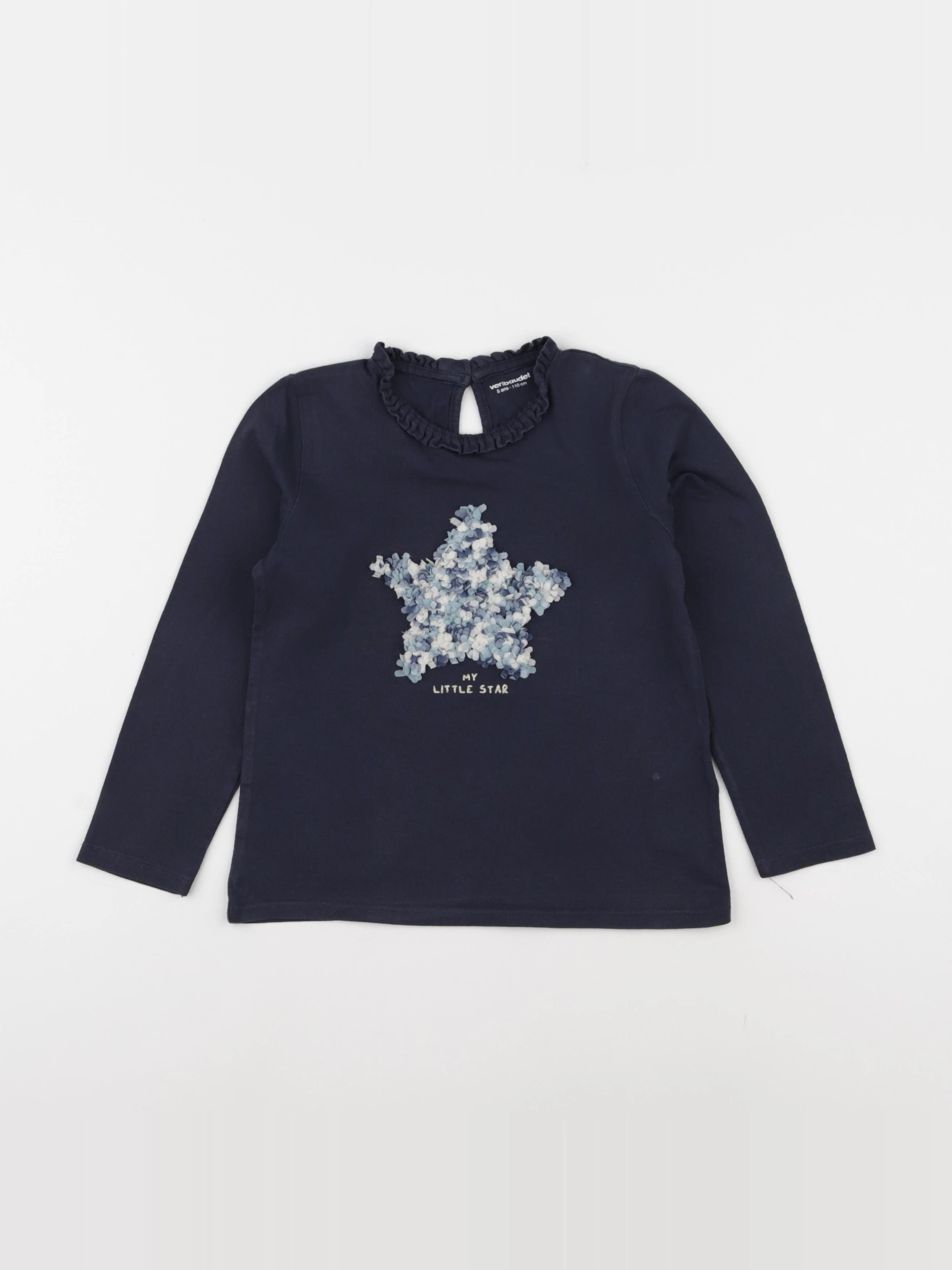 Vertbaudet - tee-shirt gris - 5 ans