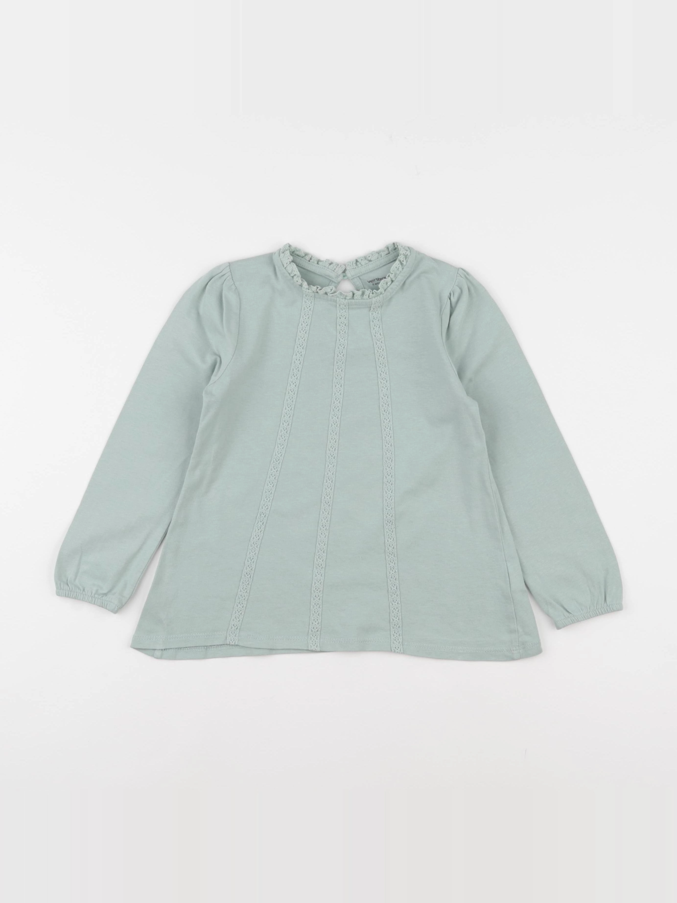 Vertbaudet - tee-shirt vert - 5 ans