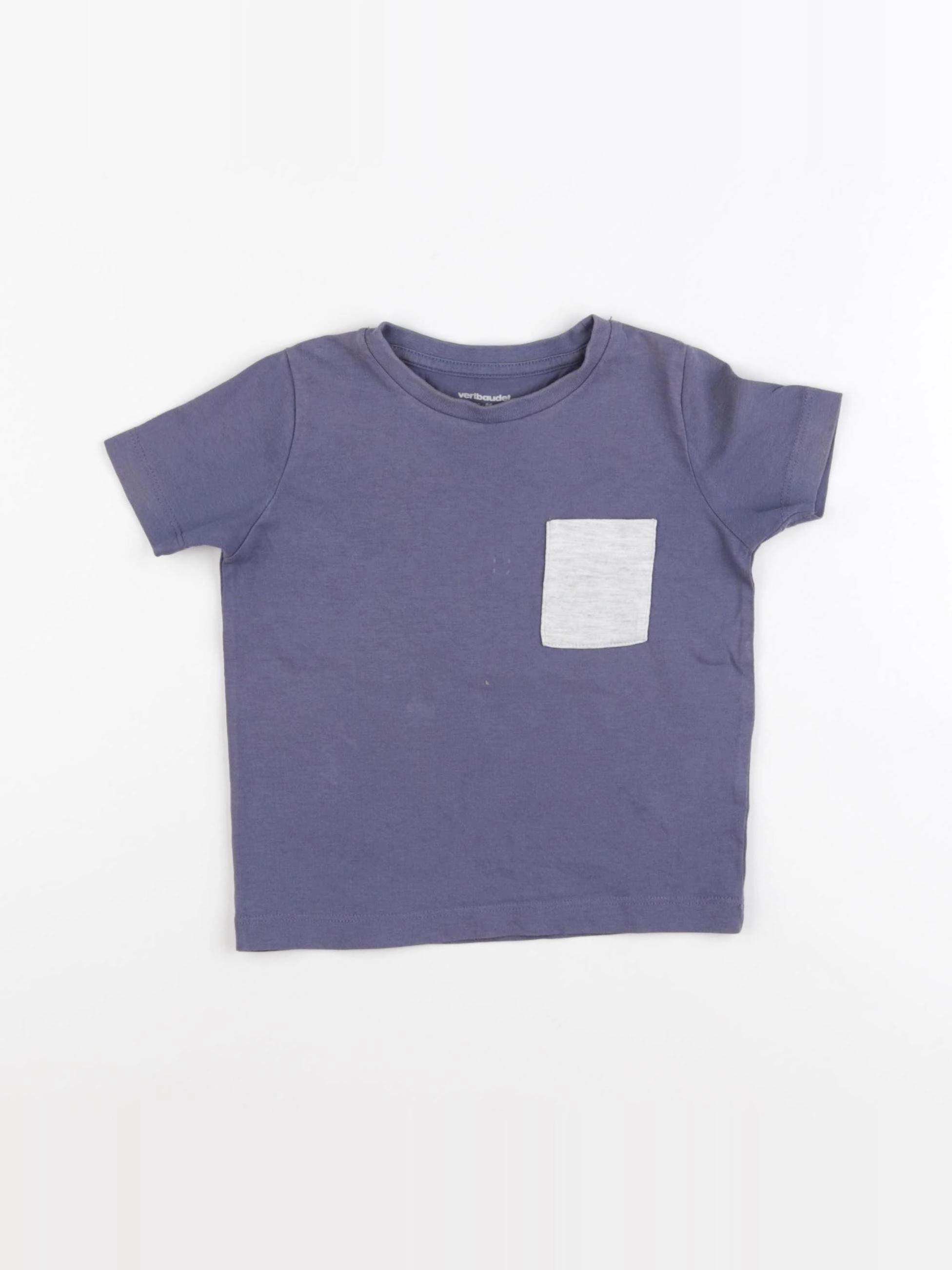Vertbaudet - tee-shirt bleu - 2 ans