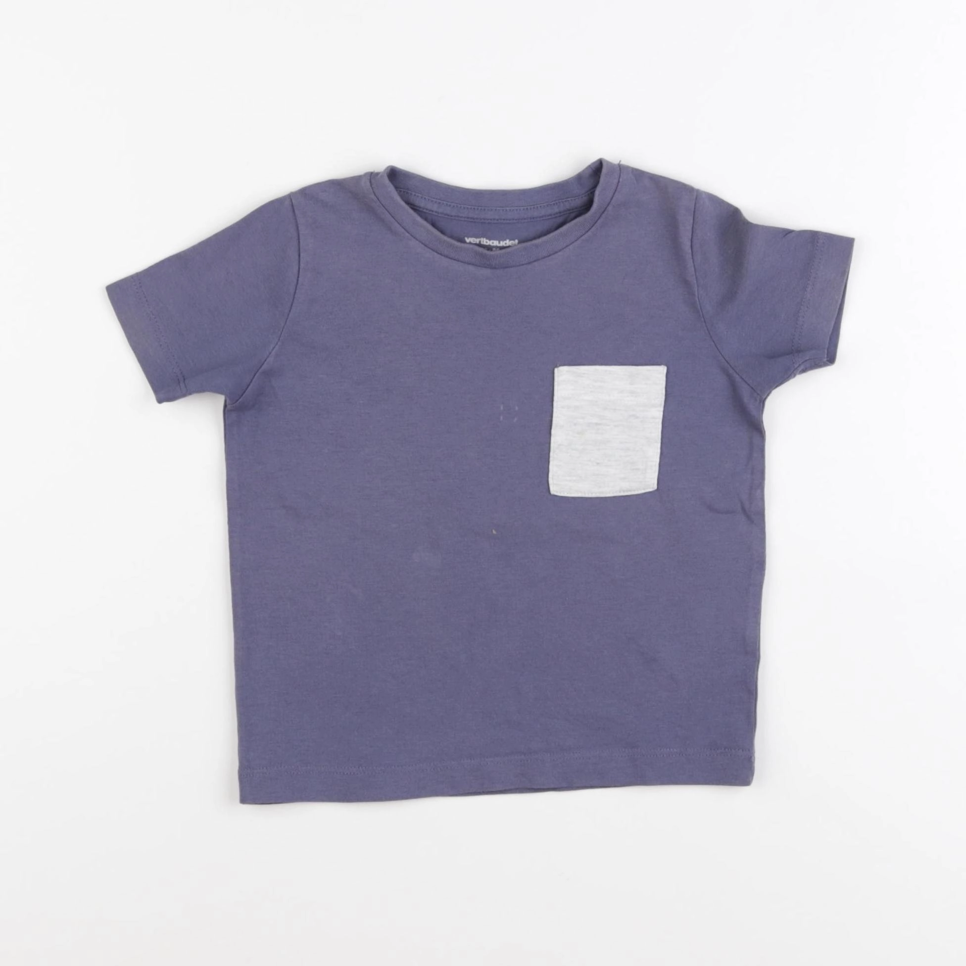 Vertbaudet - tee-shirt bleu - 2 ans