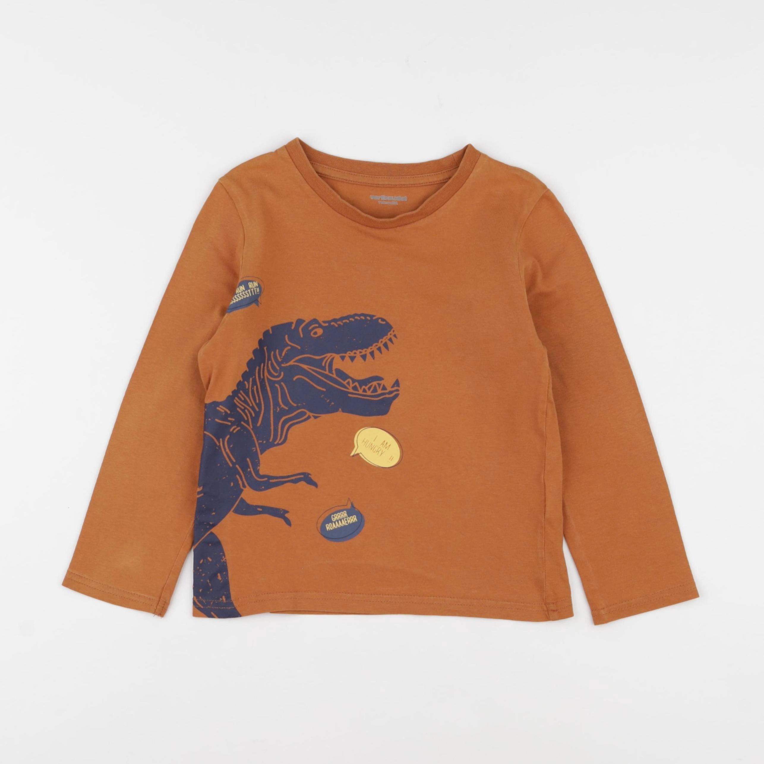 Vertbaudet - tee-shirt marron - 5 ans