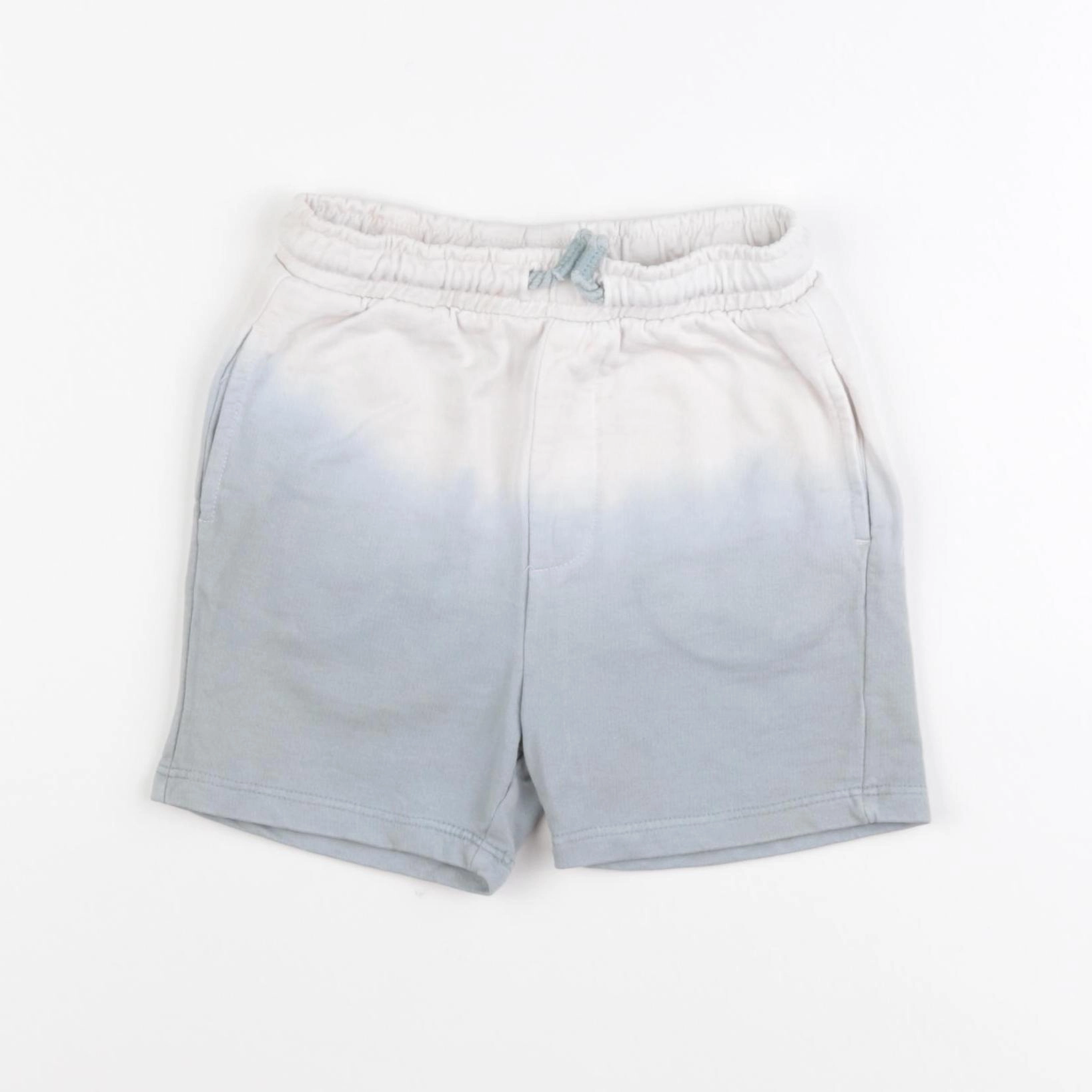 Vertbaudet - short beige, bleu - 18 mois