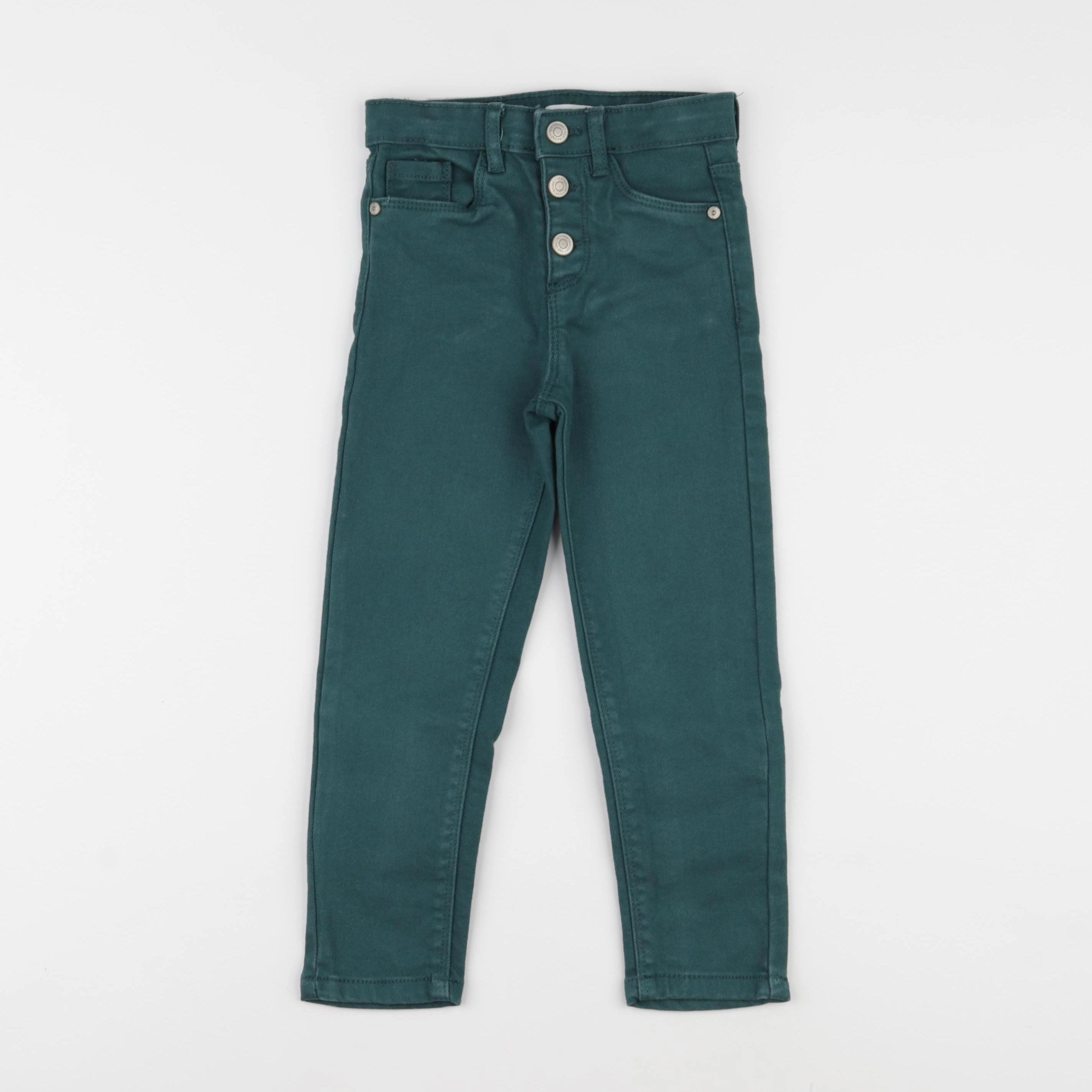 Vertbaudet - jean vert - 4 ans