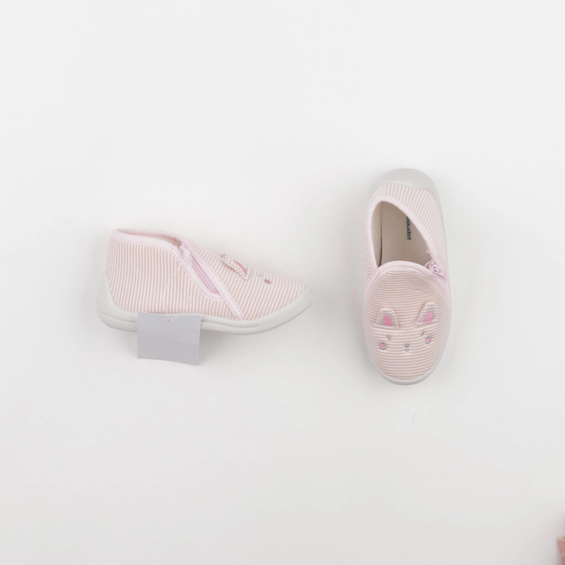 Vertbaudet - chaussons rose - pointure 26