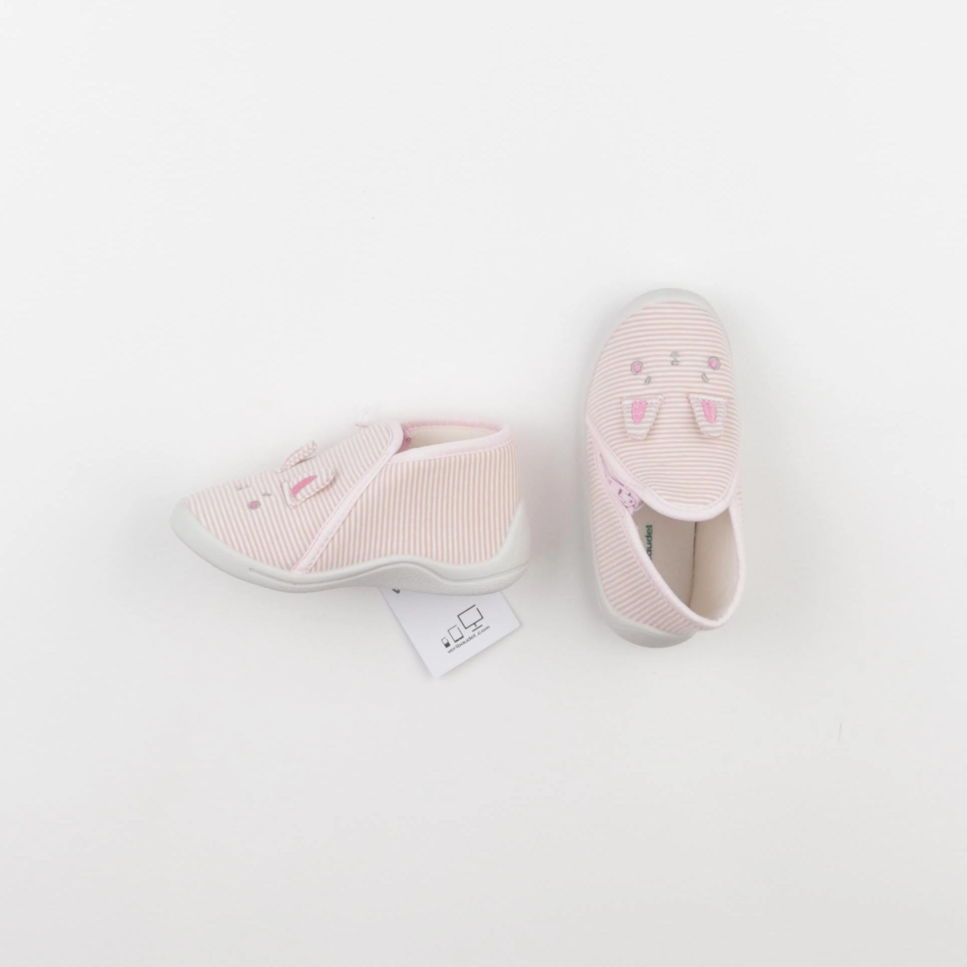 Vertbaudet - chaussons rose - pointure 26
