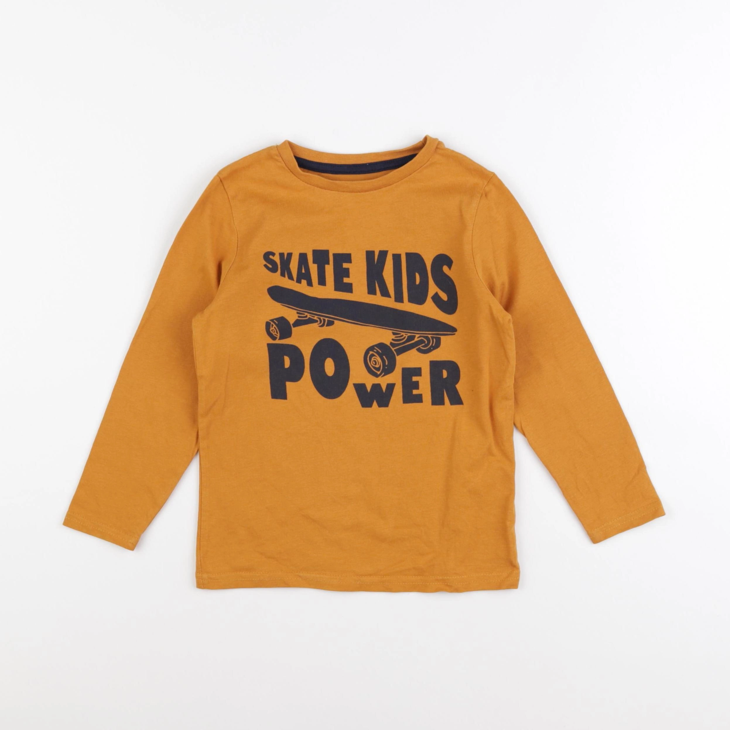 Vertbaudet - tee-shirt marron - 5 ans