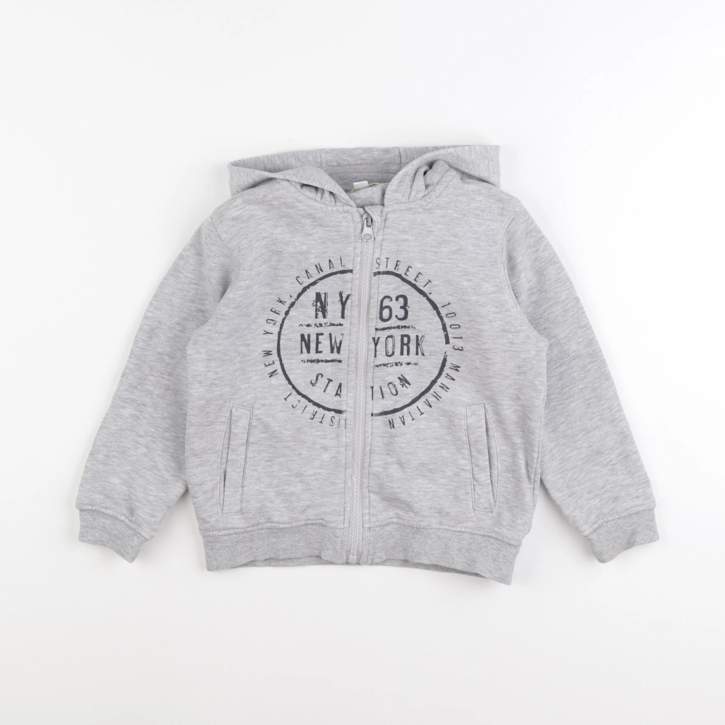 Vertbaudet - sweat gris - 5 ans