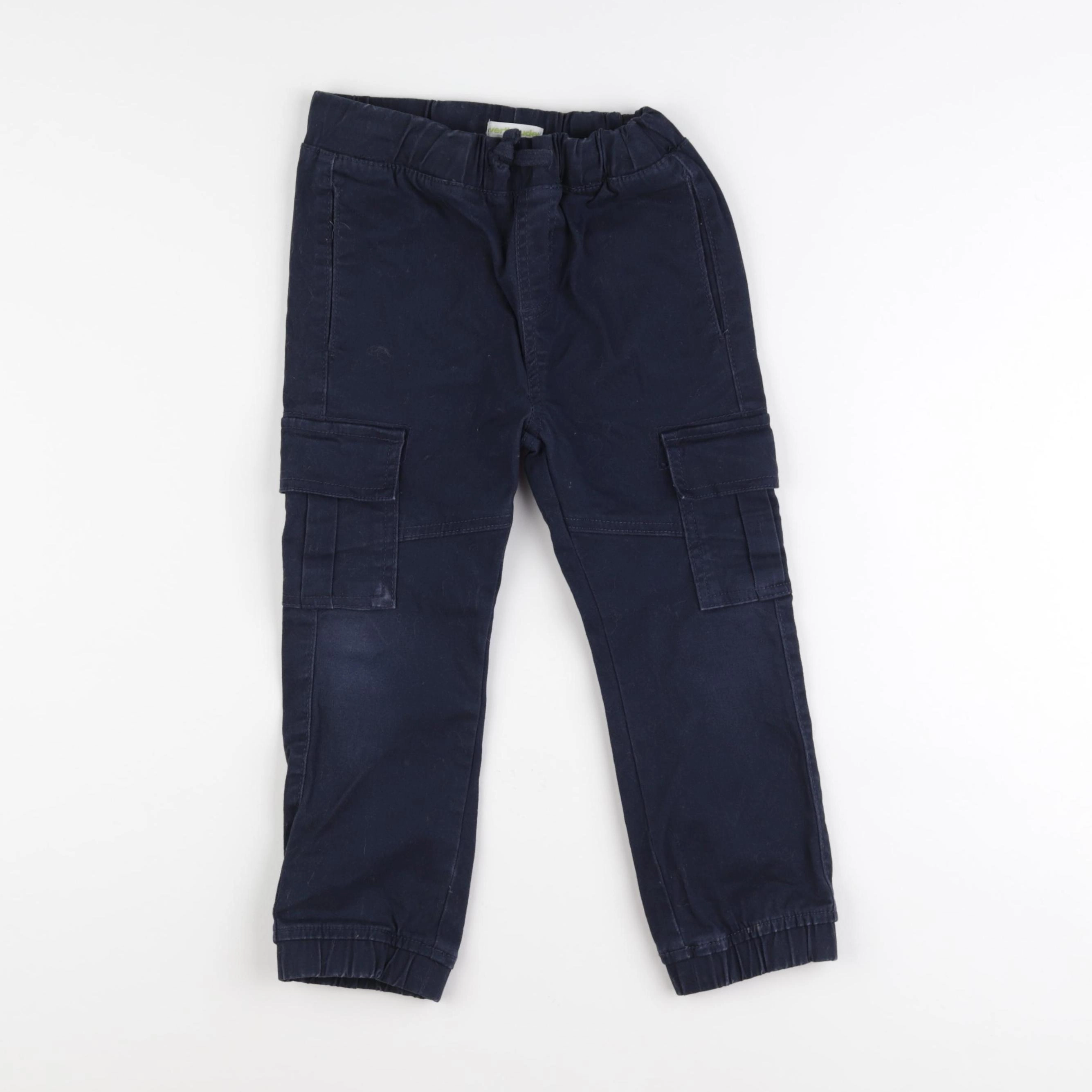 Vertbaudet - pantalon bleu - 5 ans