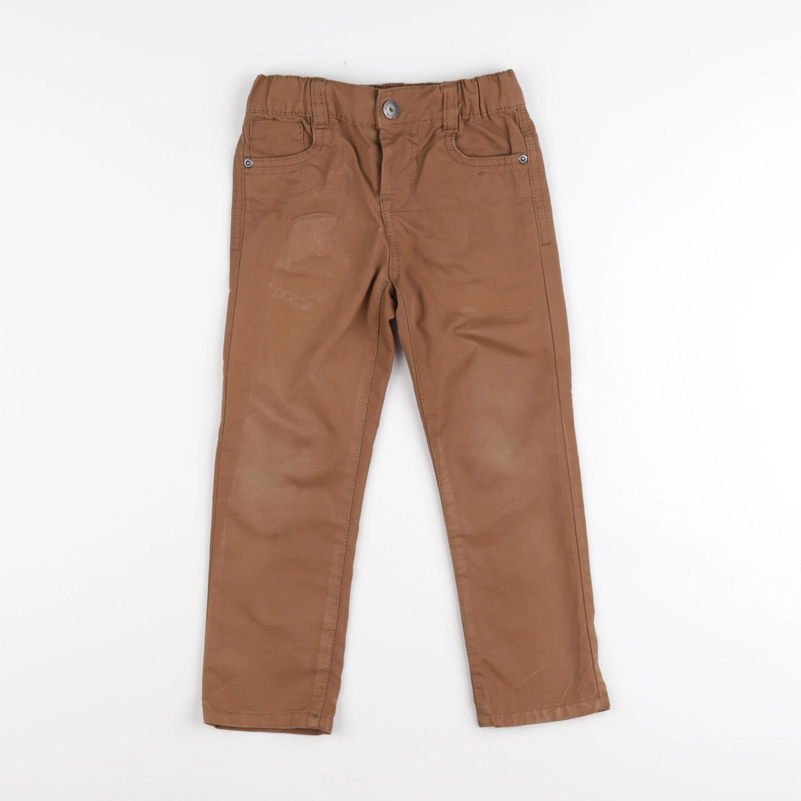 Vertbaudet - pantalon marron - 4 ans