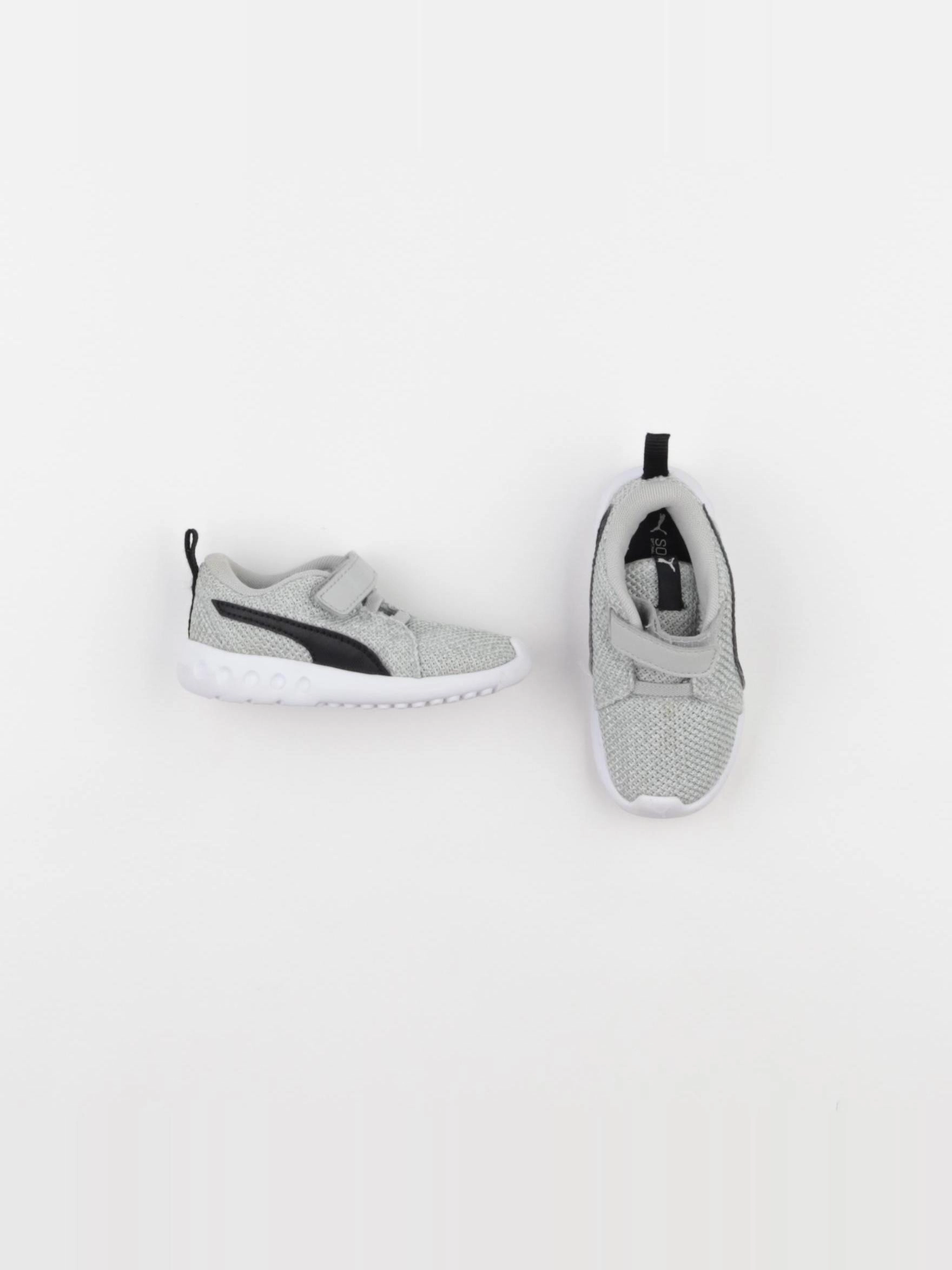 Puma - tennis à scratch/ lacets gris - pointure 22