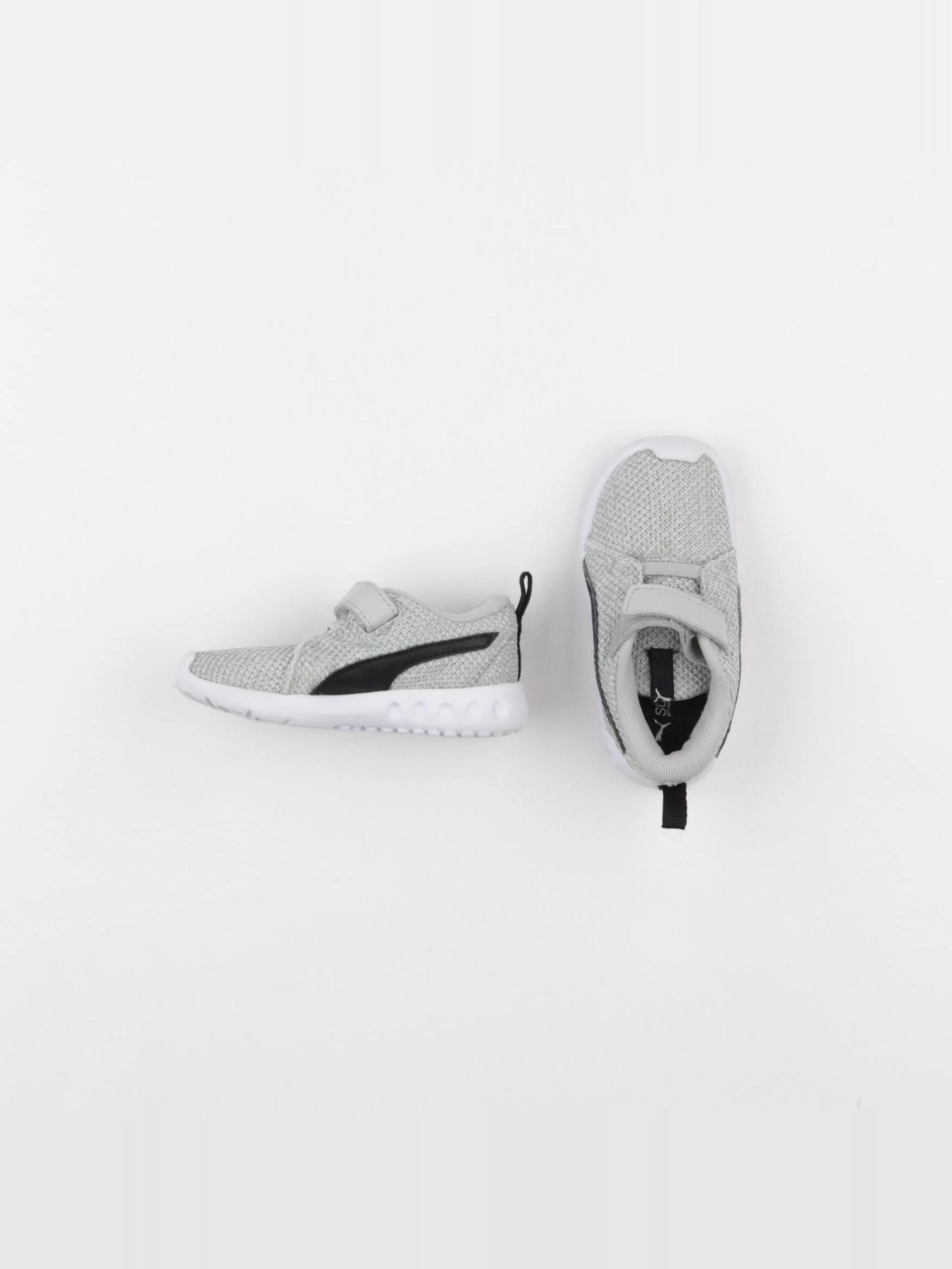 Puma - tennis à scratch/ lacets gris - pointure 22