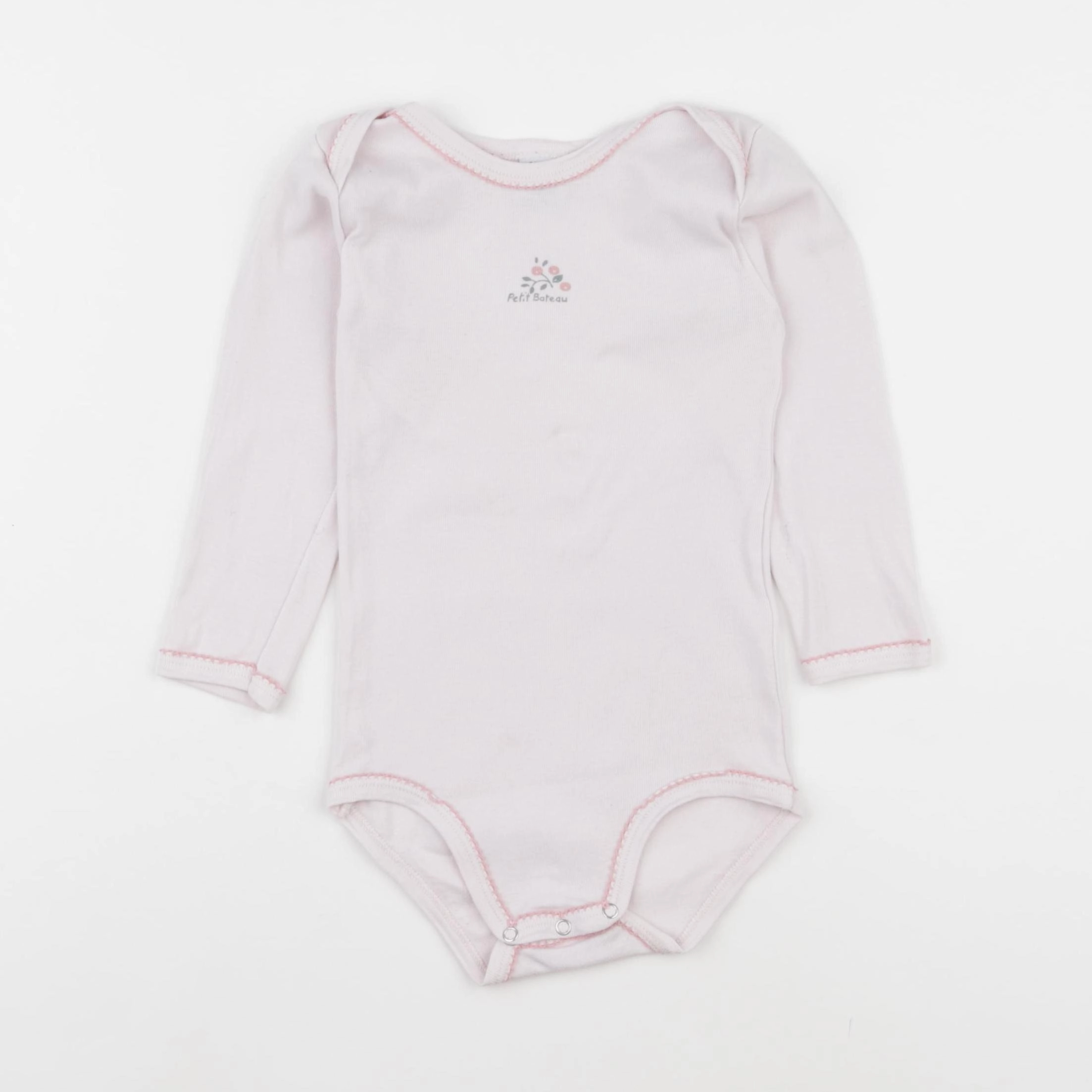 Petit Bateau - body rose - 24 mois