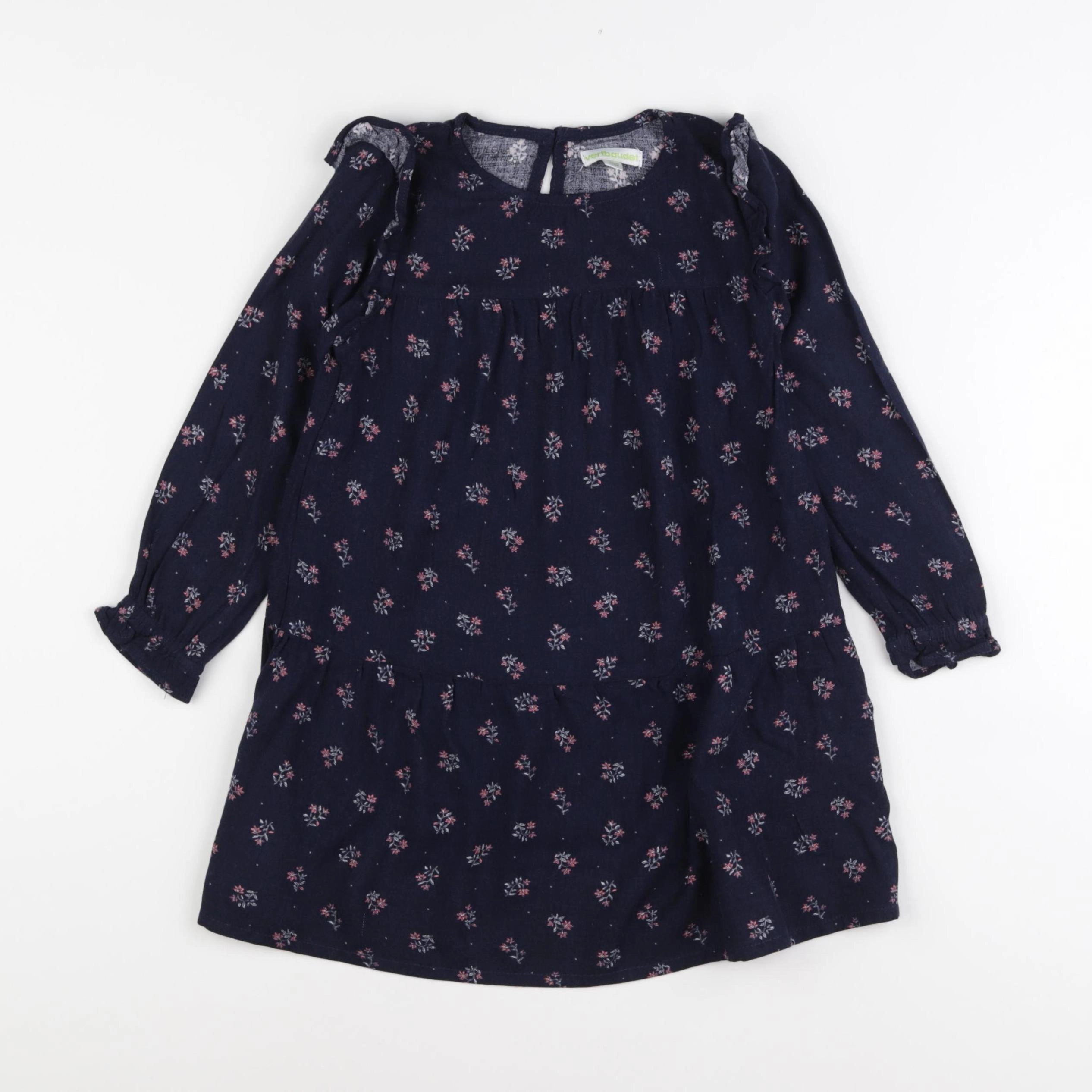 Vertbaudet - robe bleu - 4 ans