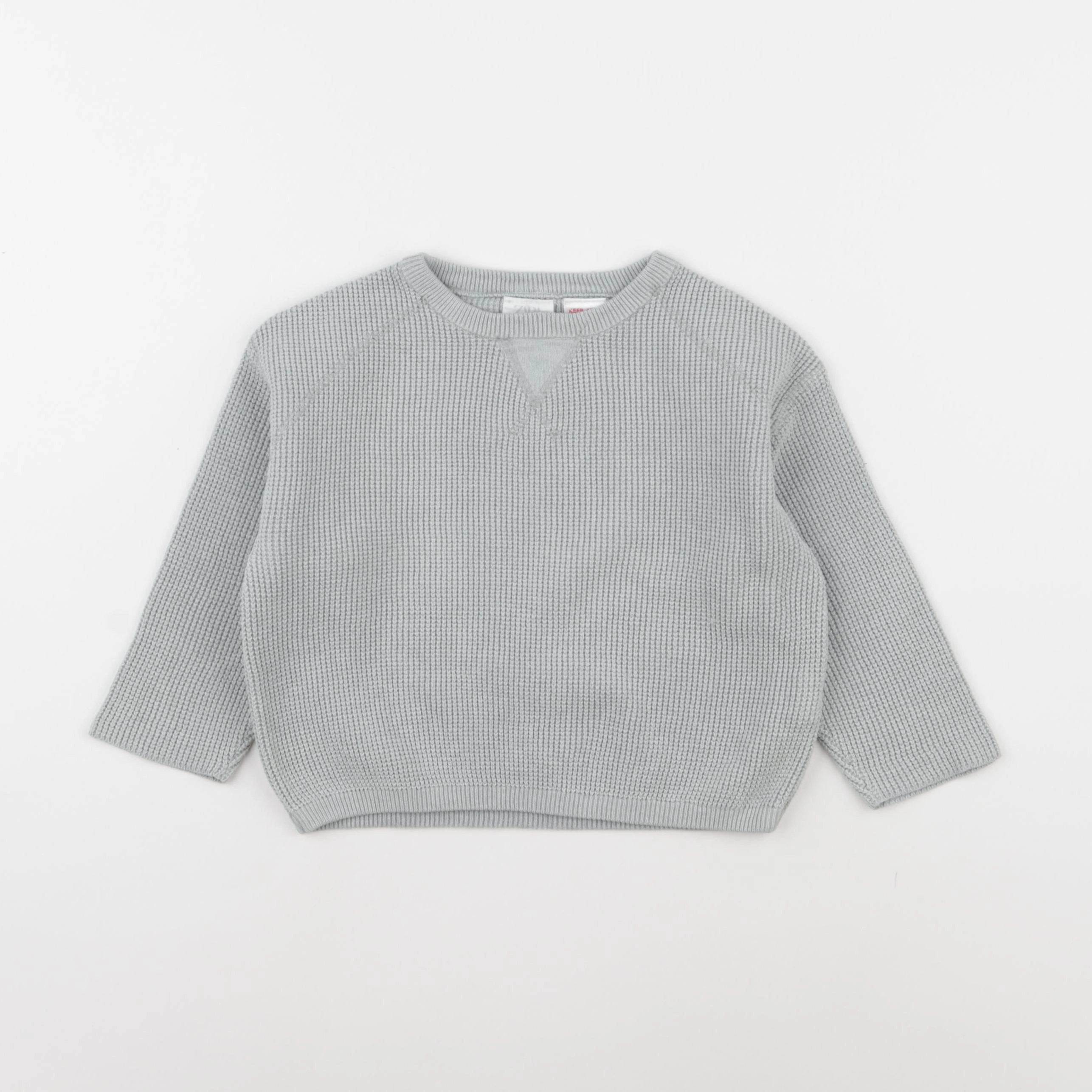 Zara - pull gris - 2/3 ans