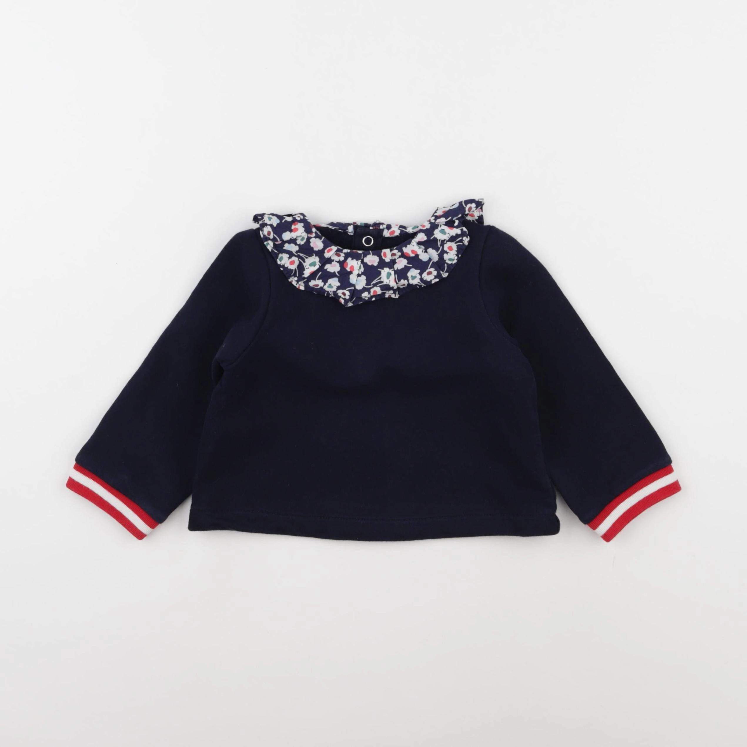 Jacadi - sweat bleu - 18 mois