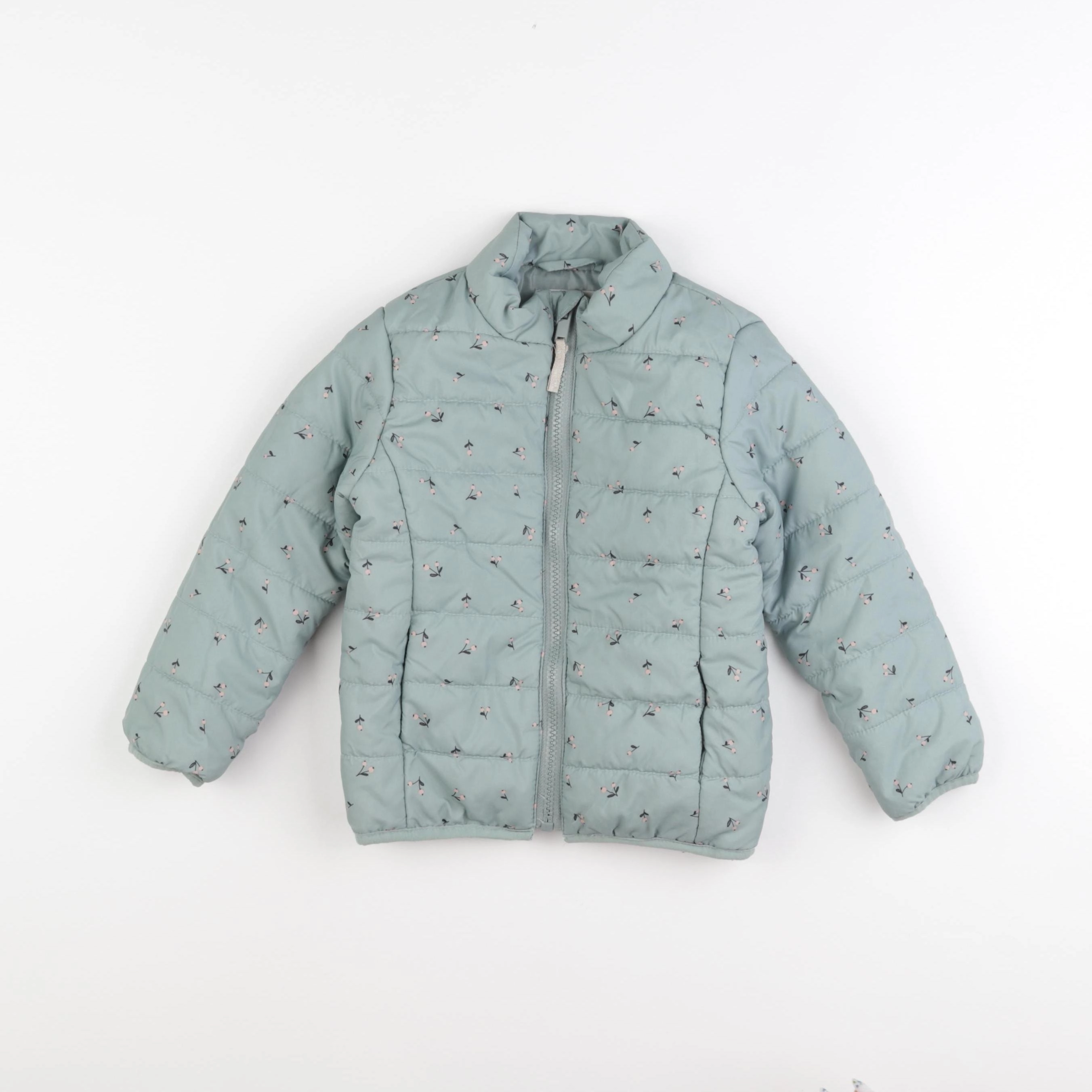 Vertbaudet - doudoune vert - 4 ans