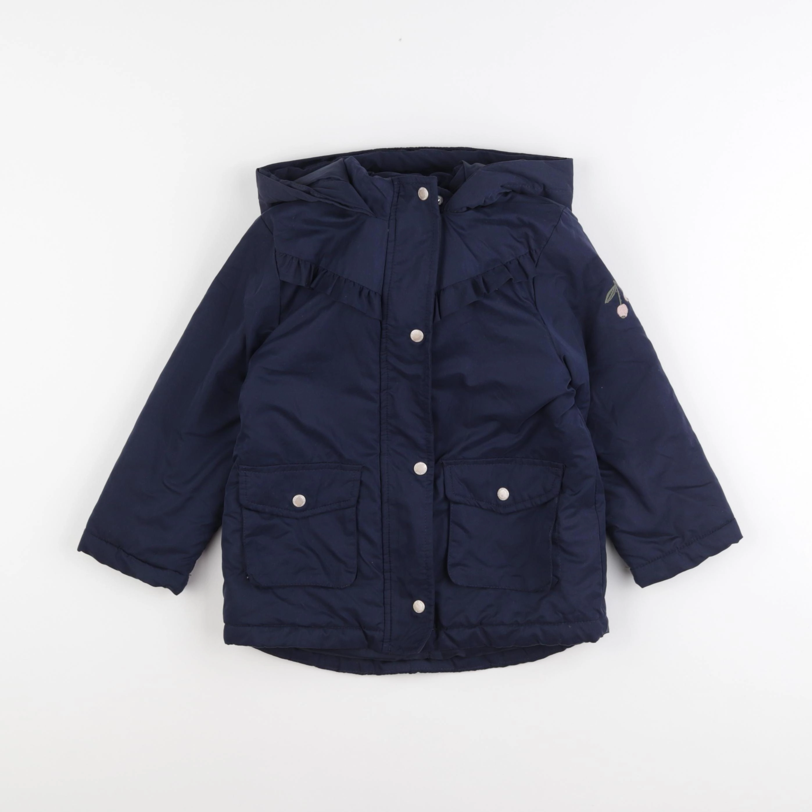 Vertbaudet - manteau bleu - 4 ans
