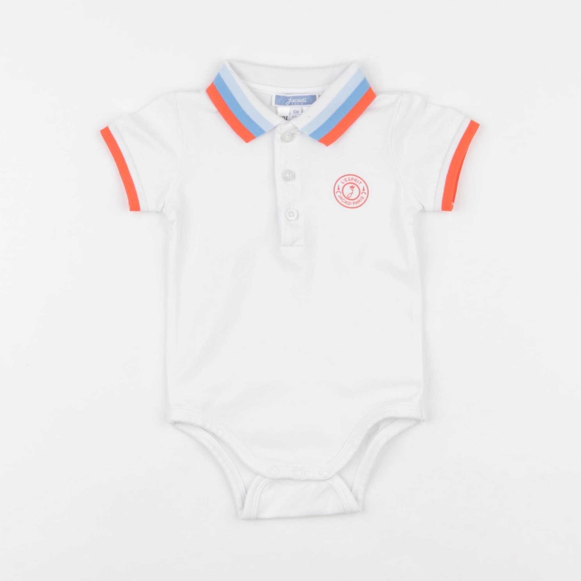 Jacadi - body tee-shirt blanc - 6 mois