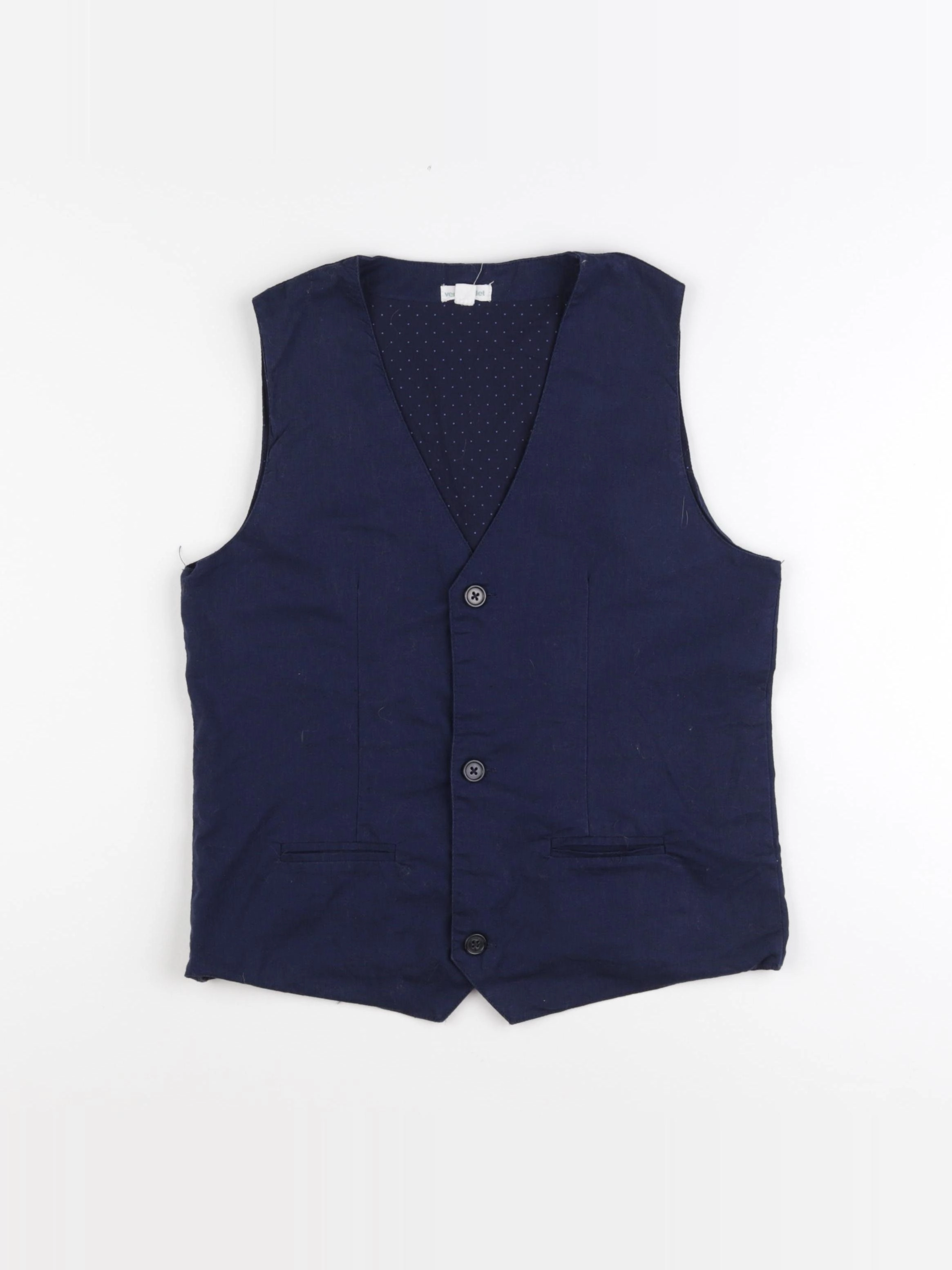 Vertbaudet - gilet bleu - 12 ans