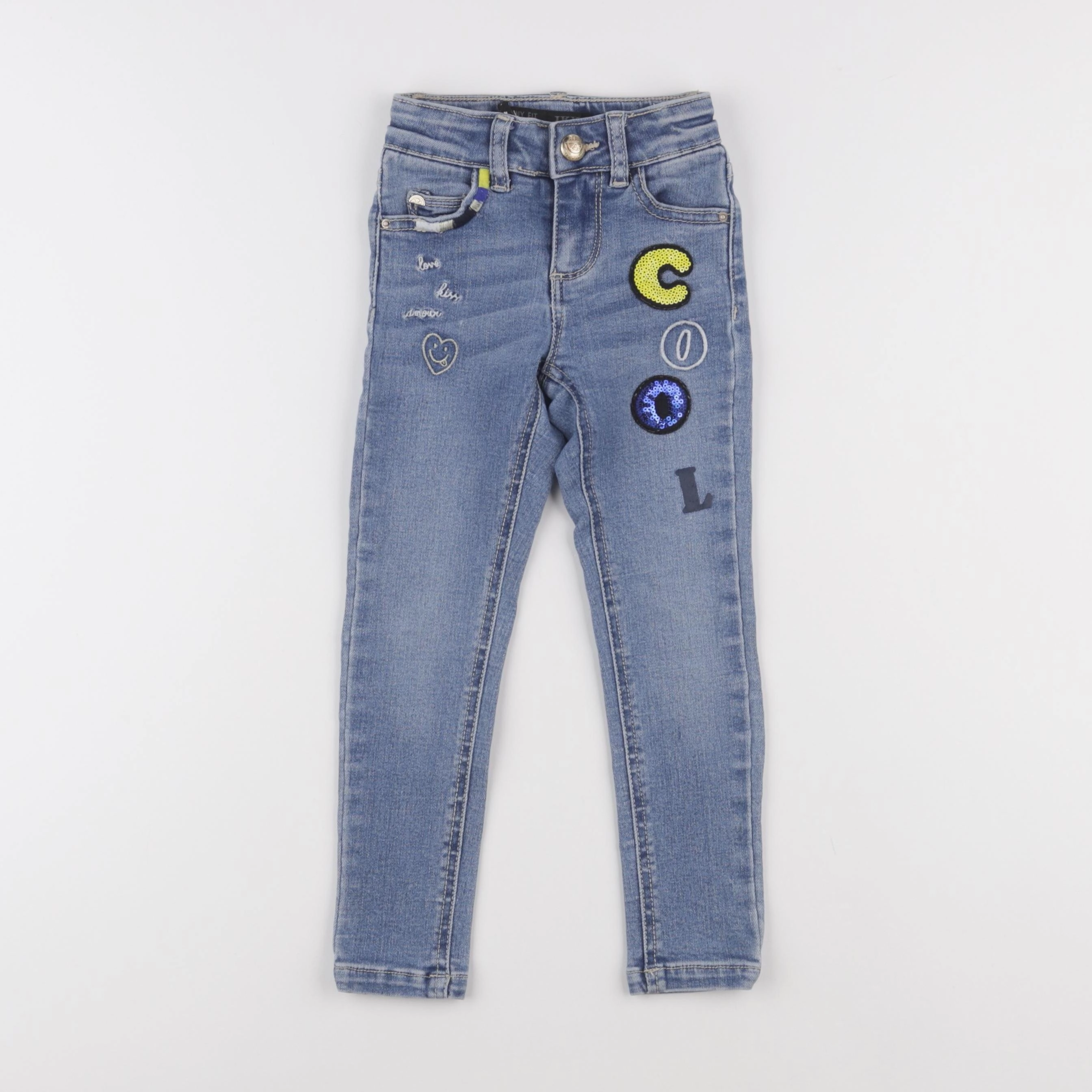 IKKS - jean bleu - 3 ans