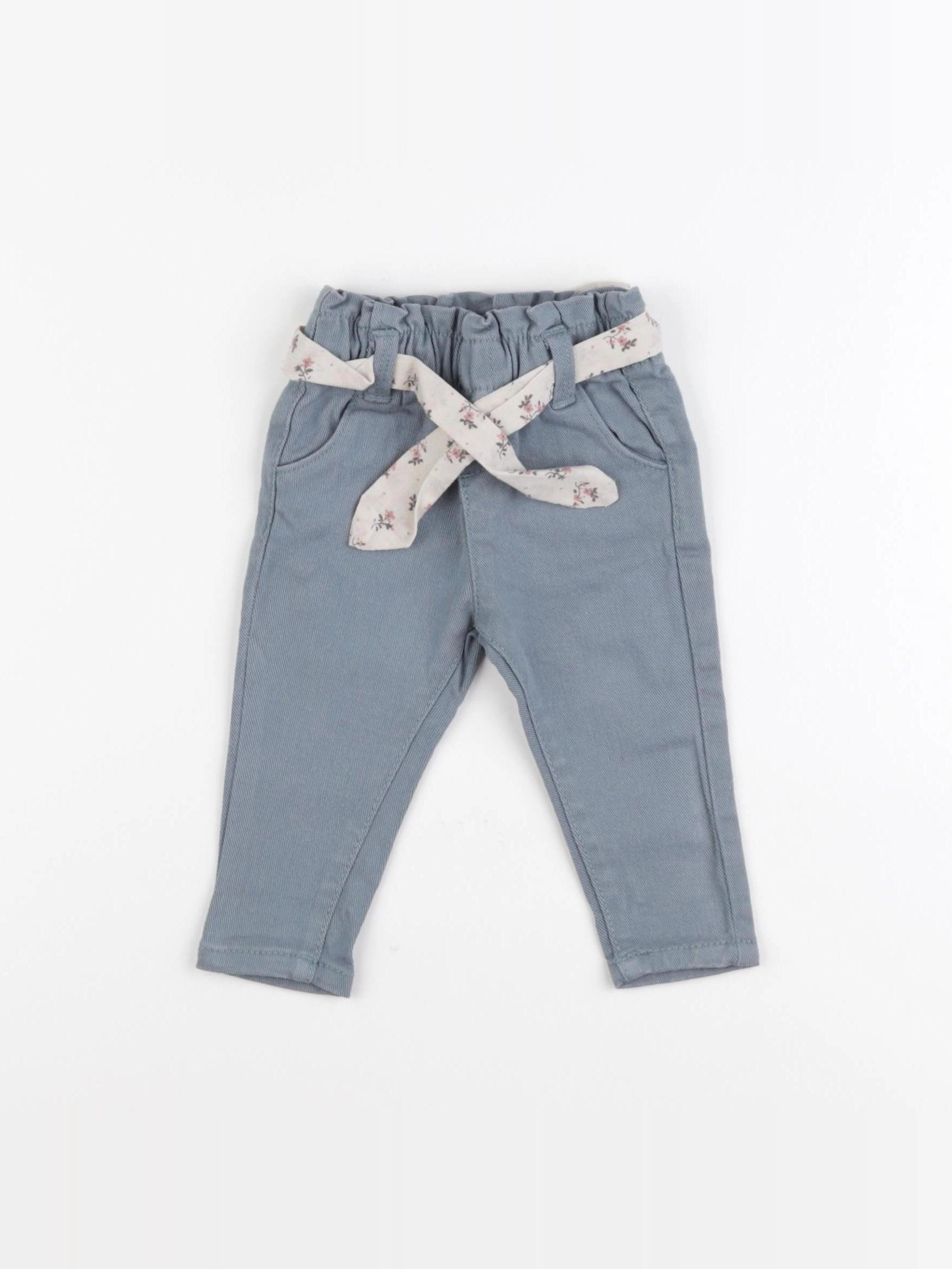 Vertbaudet - pantalon vert - 3 mois