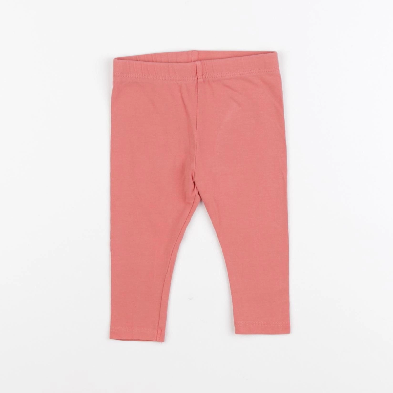 Vertbaudet - legging orange - 6 mois