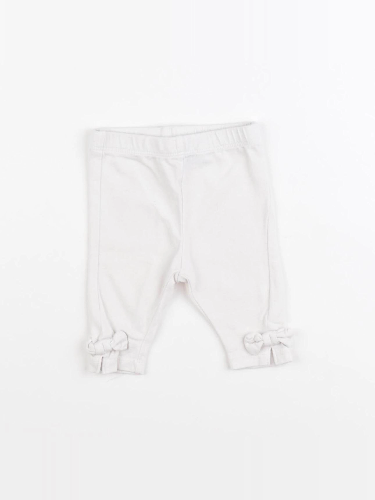 Vertbaudet - legging blanc - 1 mois