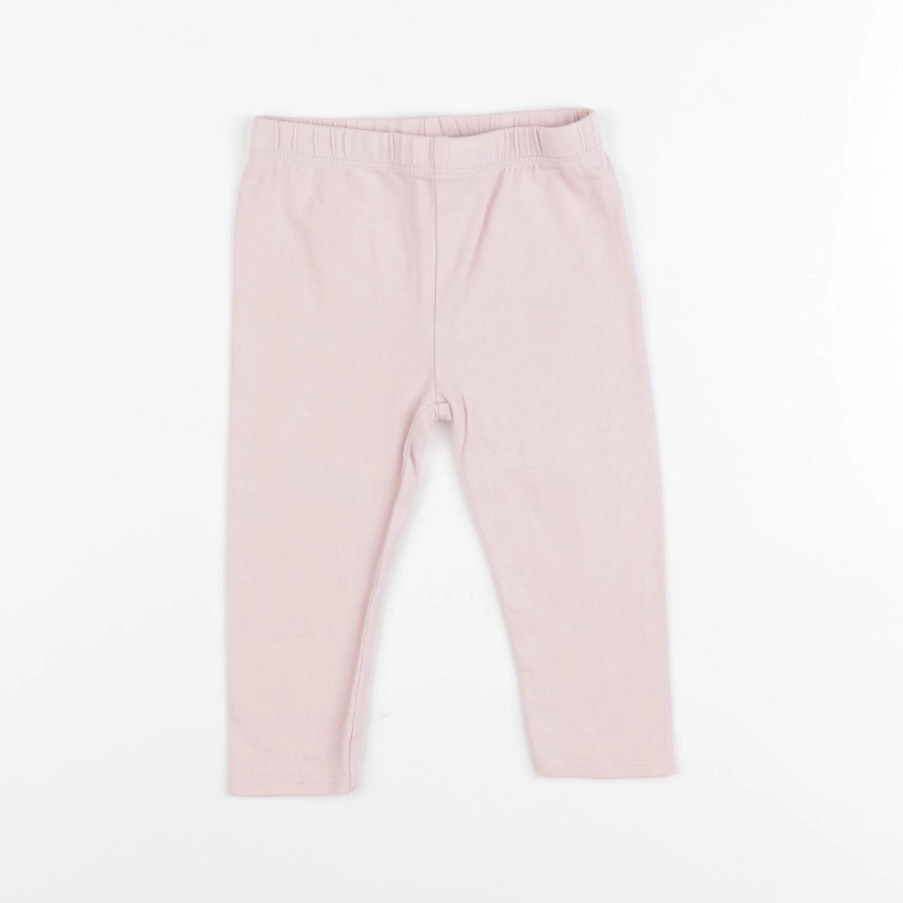 Vertbaudet - legging rose - 12 mois