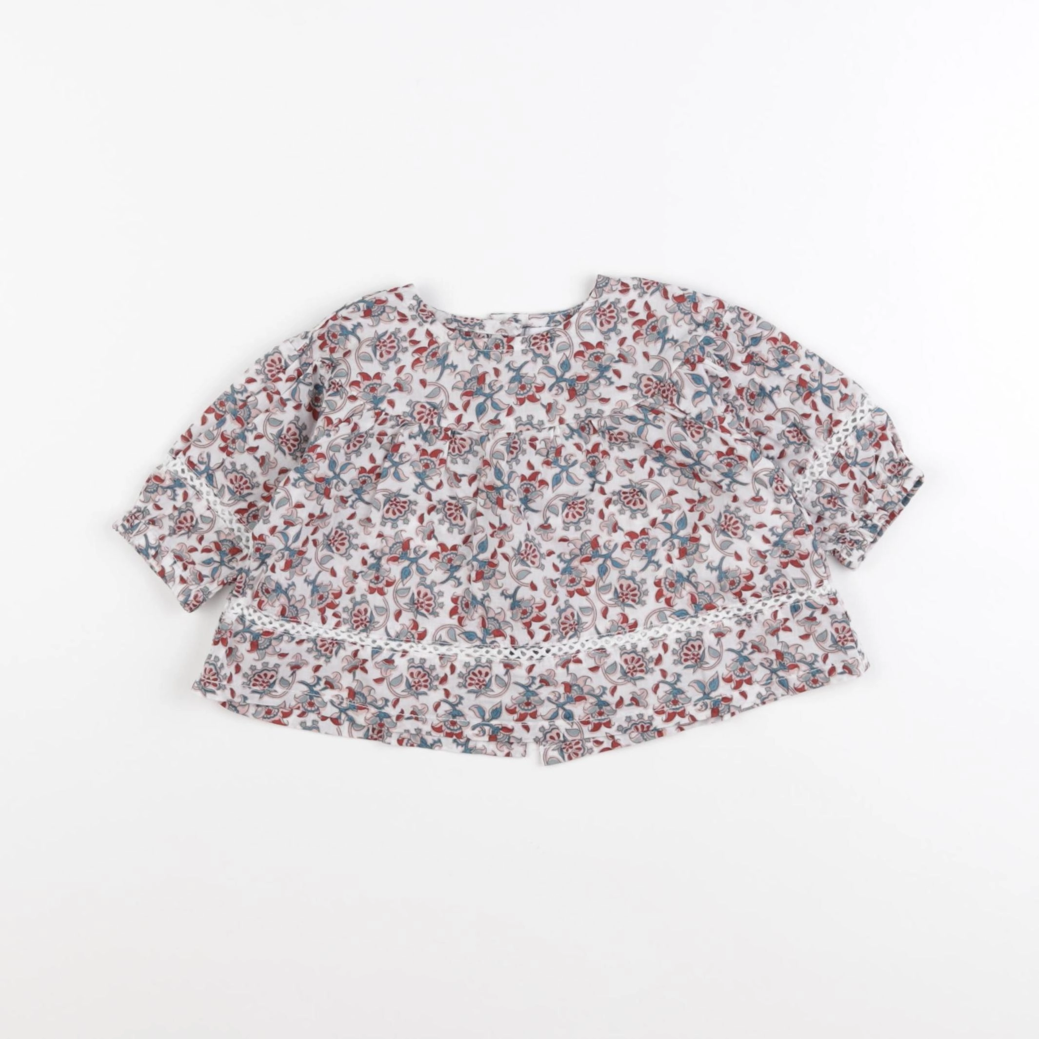 Vertbaudet - blouse multicolore - 3 mois