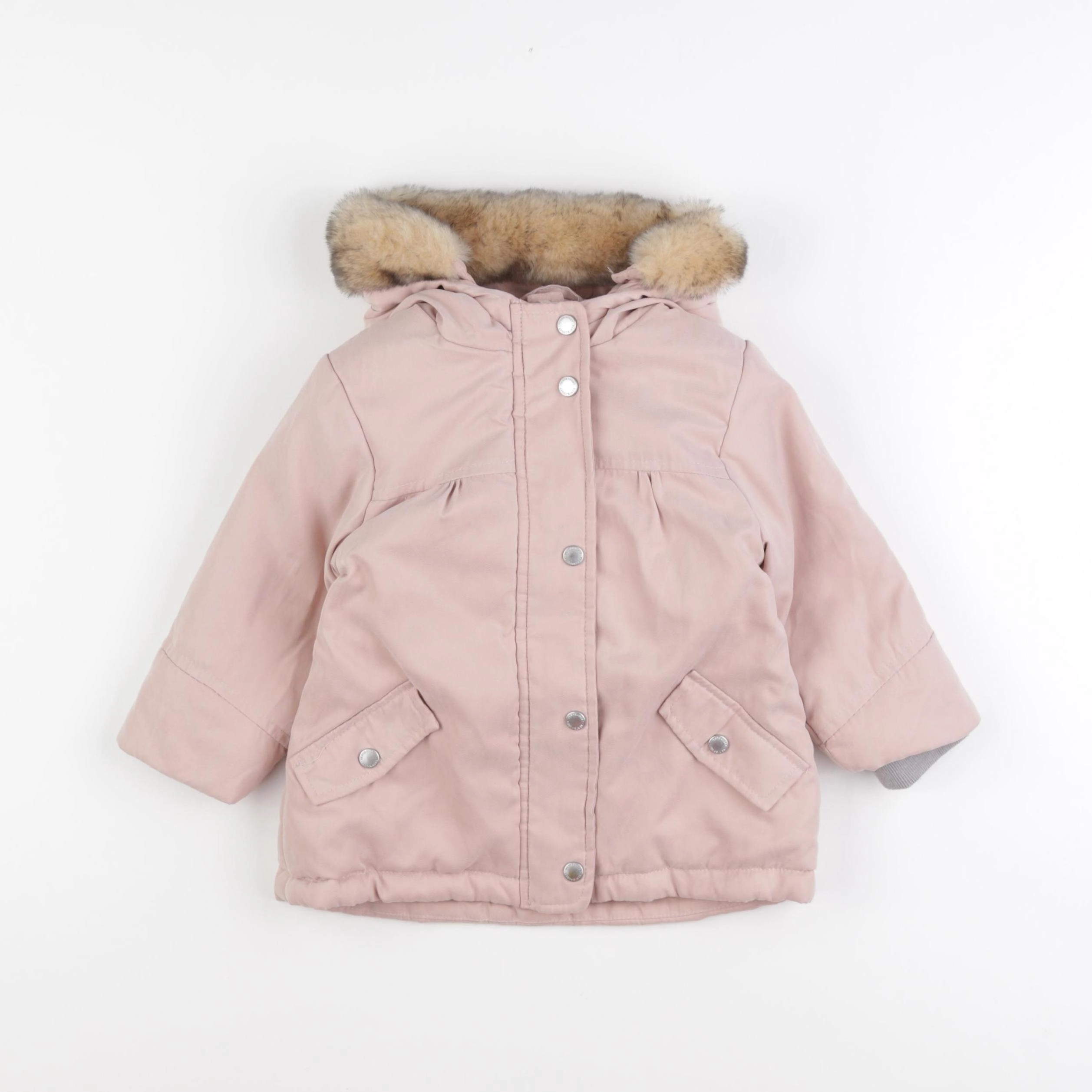 Vertbaudet - manteau rose - 18 mois