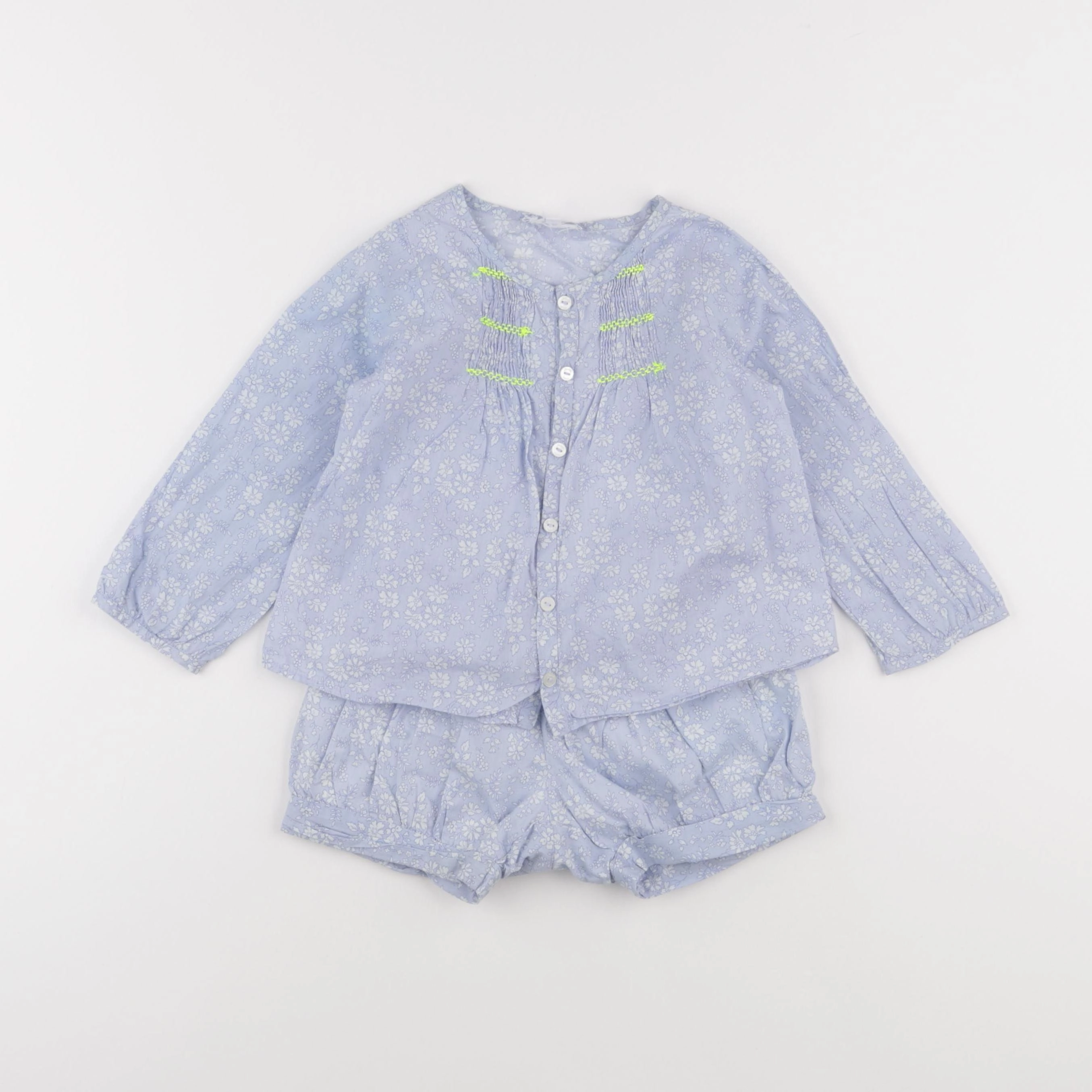 Jacadi - ensemble bleu - 24 mois