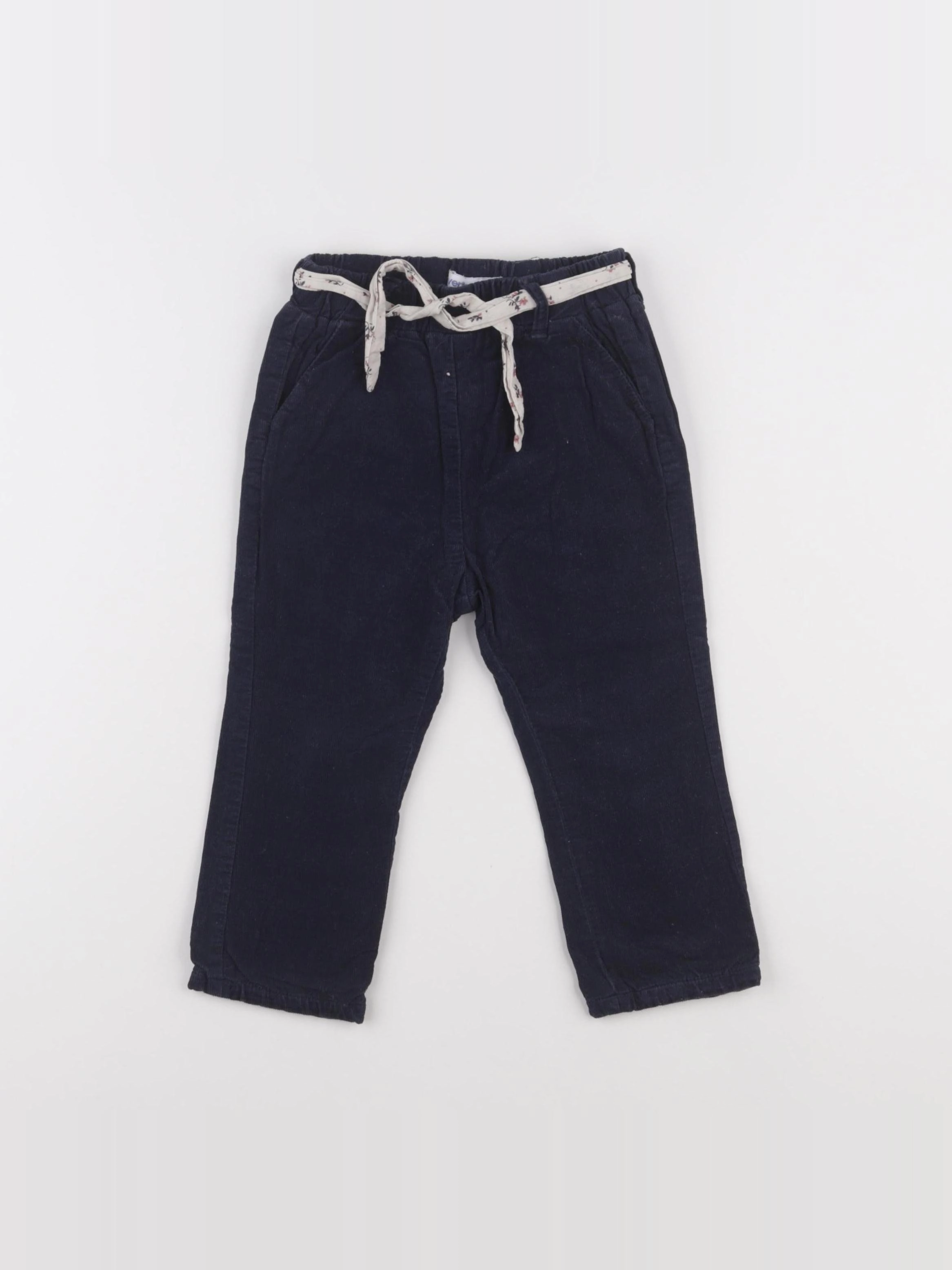 Vertbaudet - pantalon bleu - 18 mois