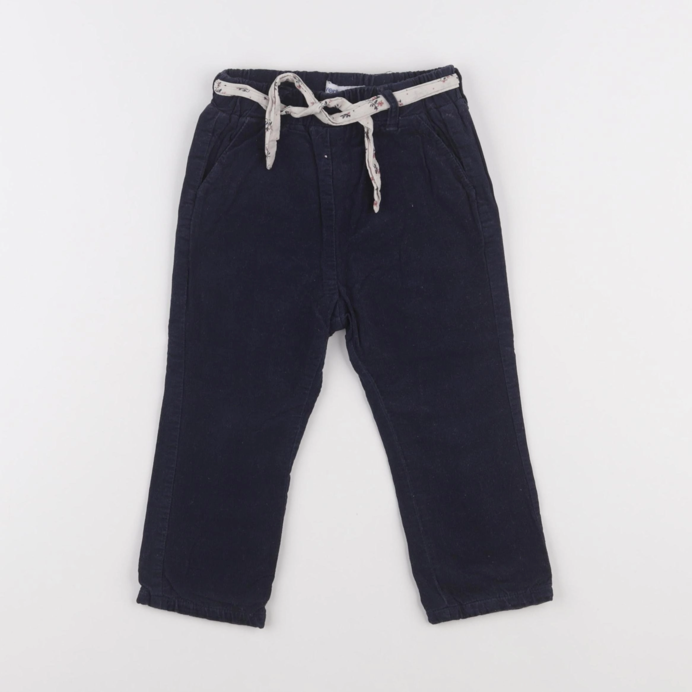 Vertbaudet - pantalon bleu - 18 mois