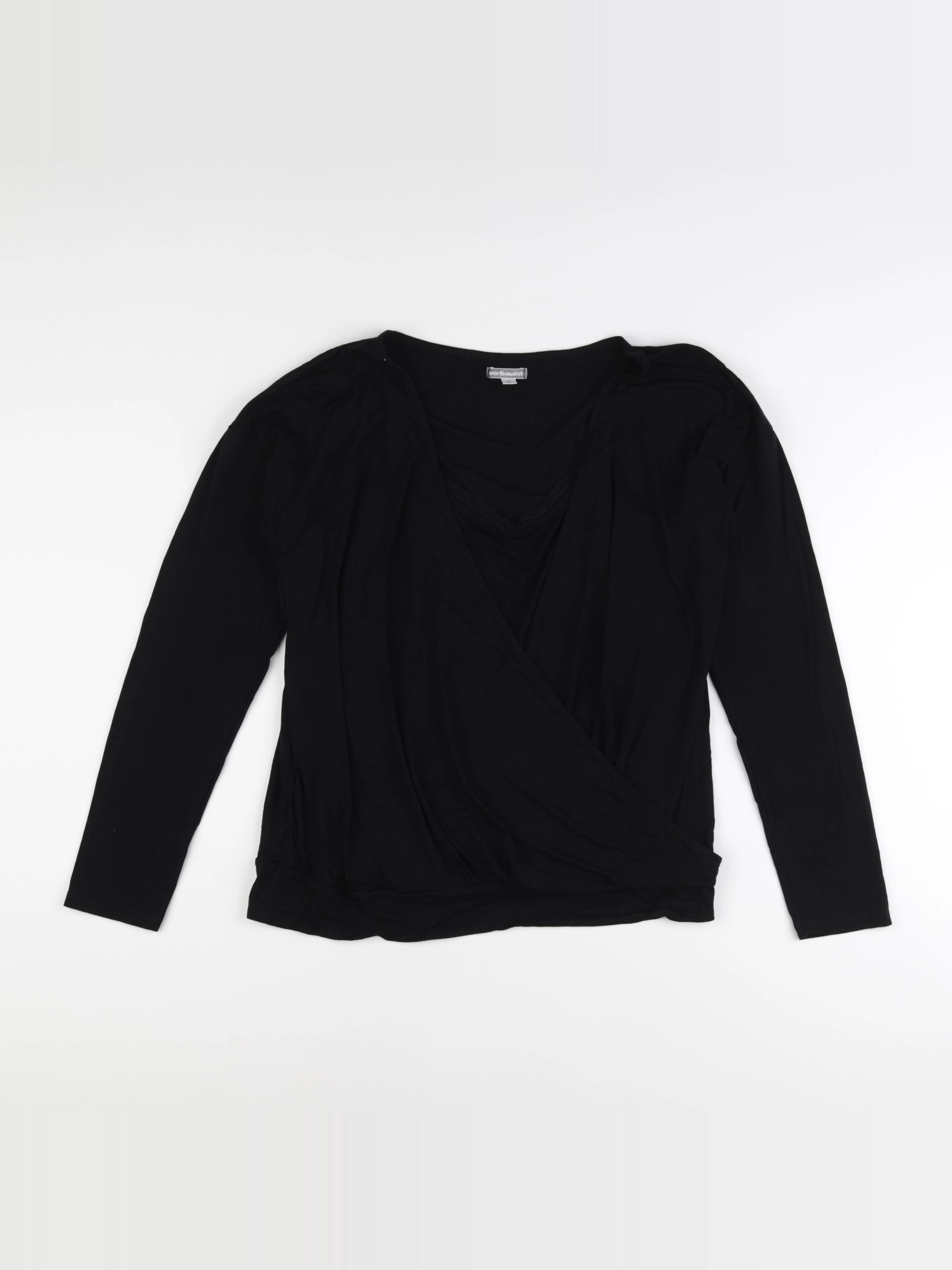 Vertbaudet - tee-shirt allaitement noir - 38 à 40