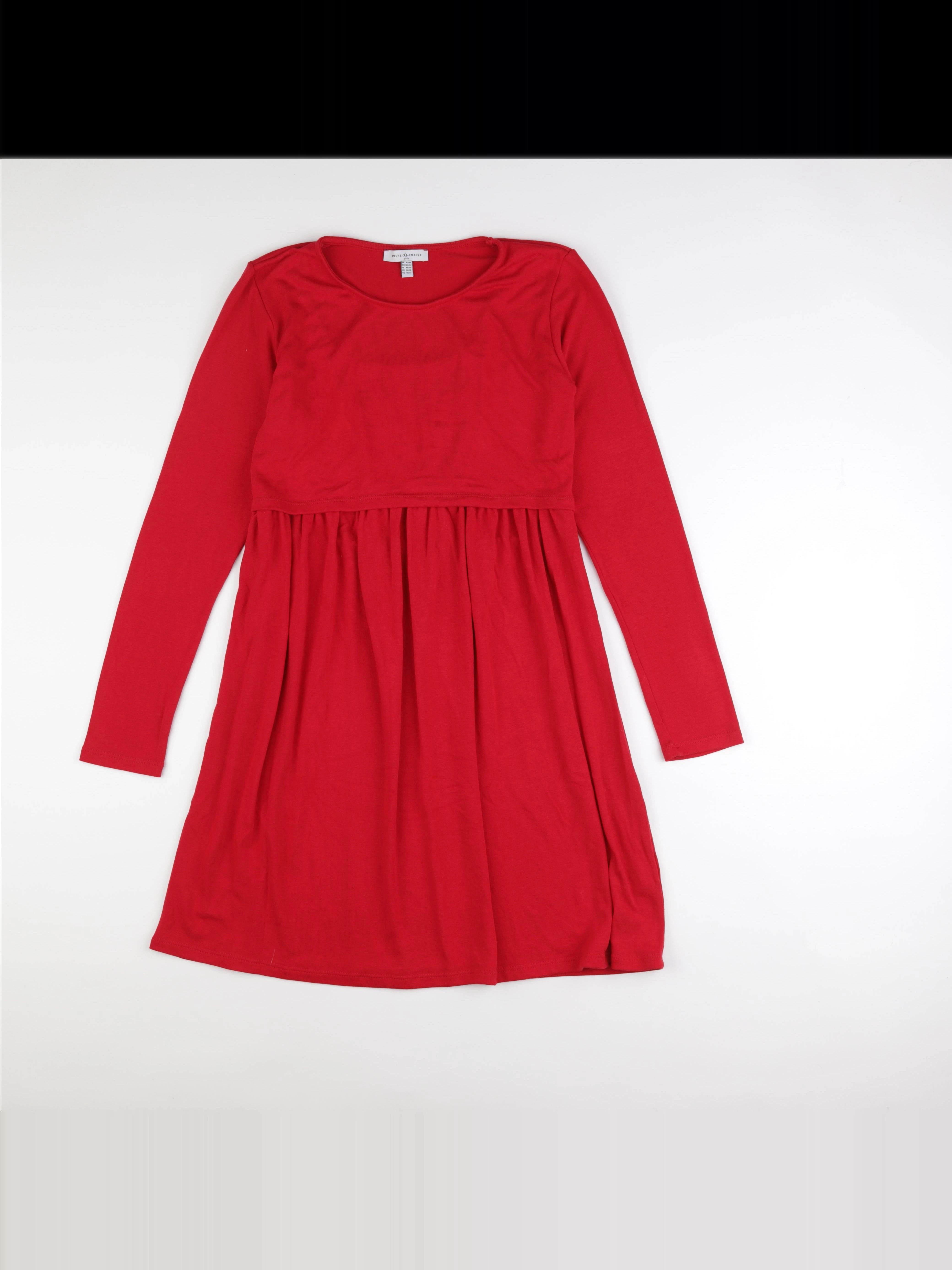 Envie de fraise - robe grossesse rouge - 42 à 44