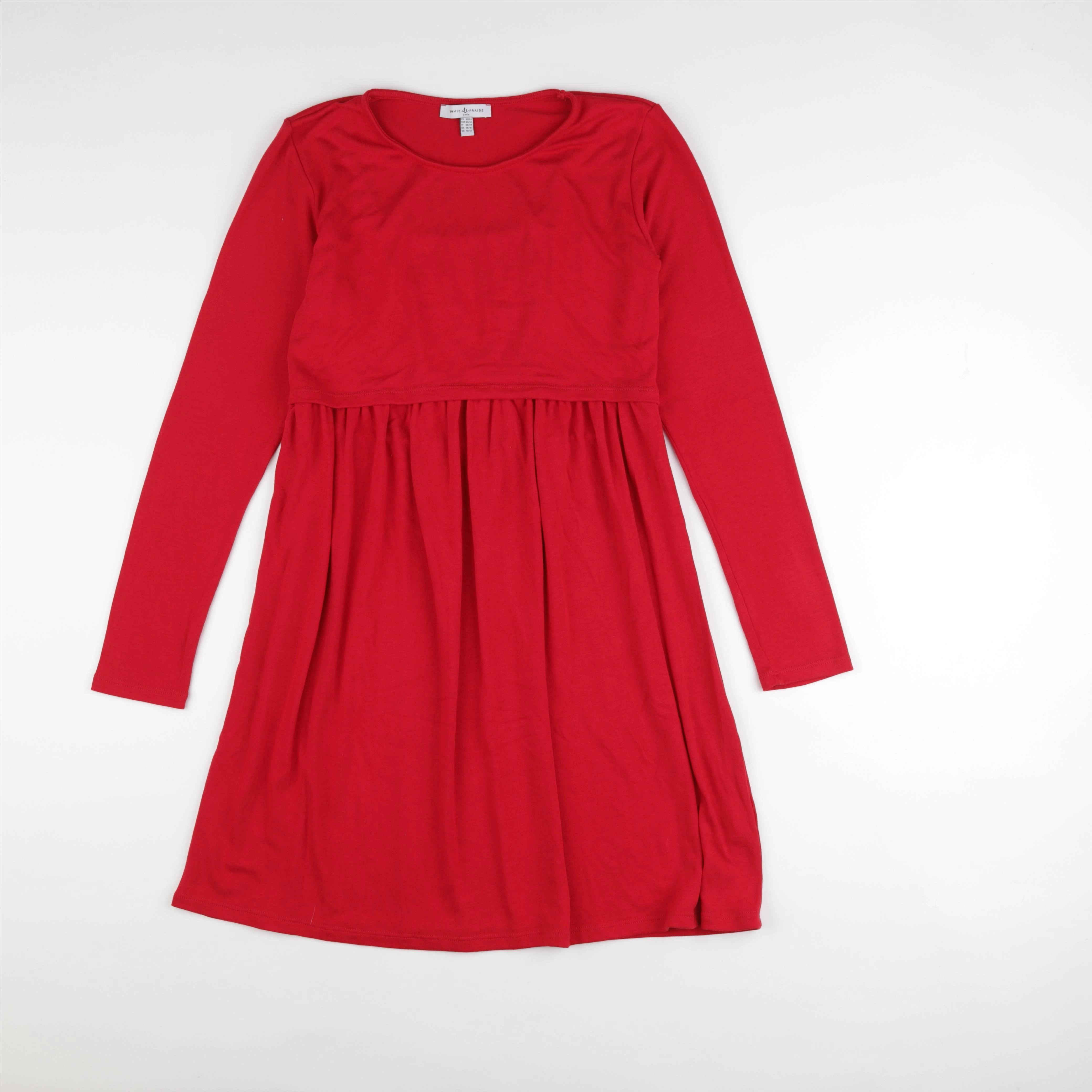 Envie de fraise - robe grossesse rouge - 42 à 44