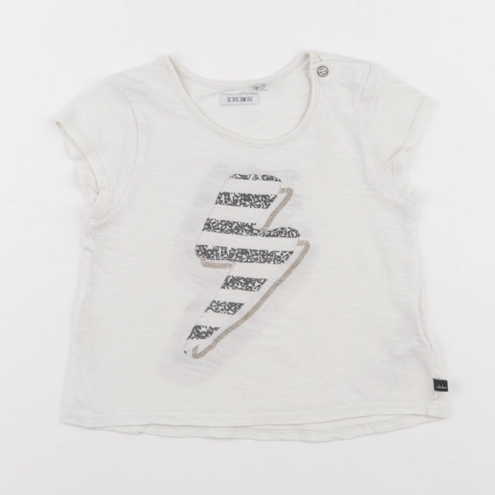 IKKS - tee-shirt blanc - 2 ans