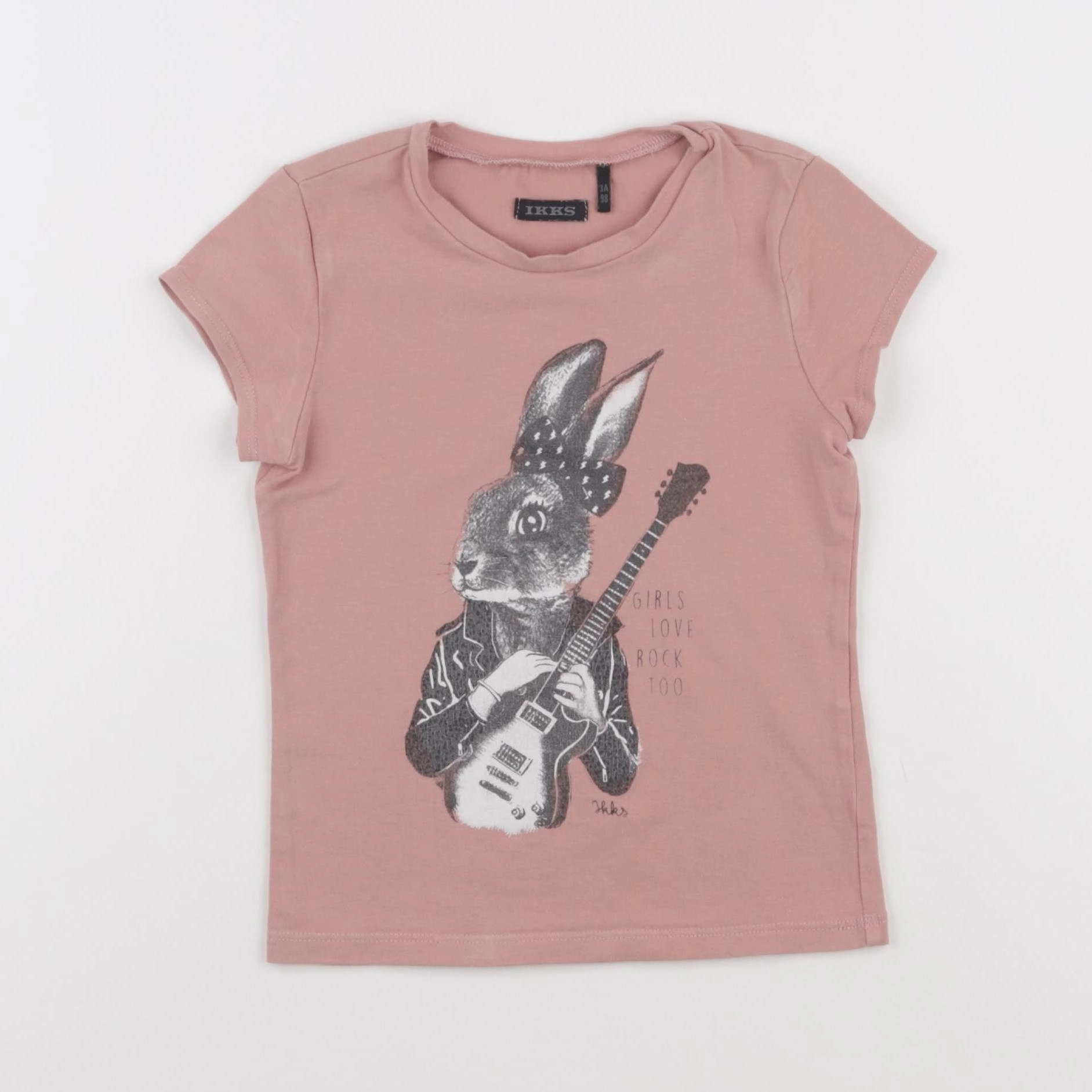 IKKS - tee-shirt rose - 3 ans
