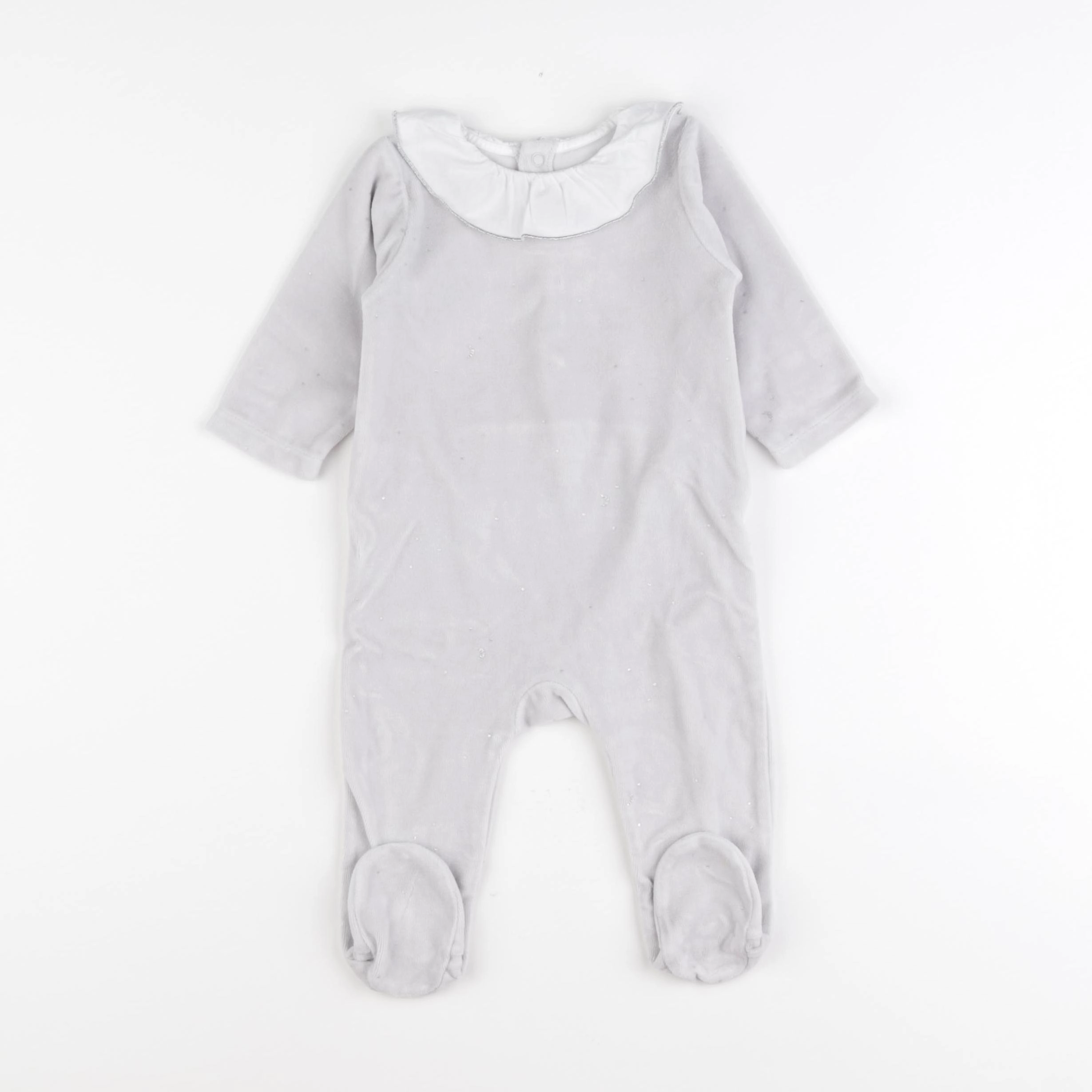 Jacadi - pyjama coton gris - 6 mois
