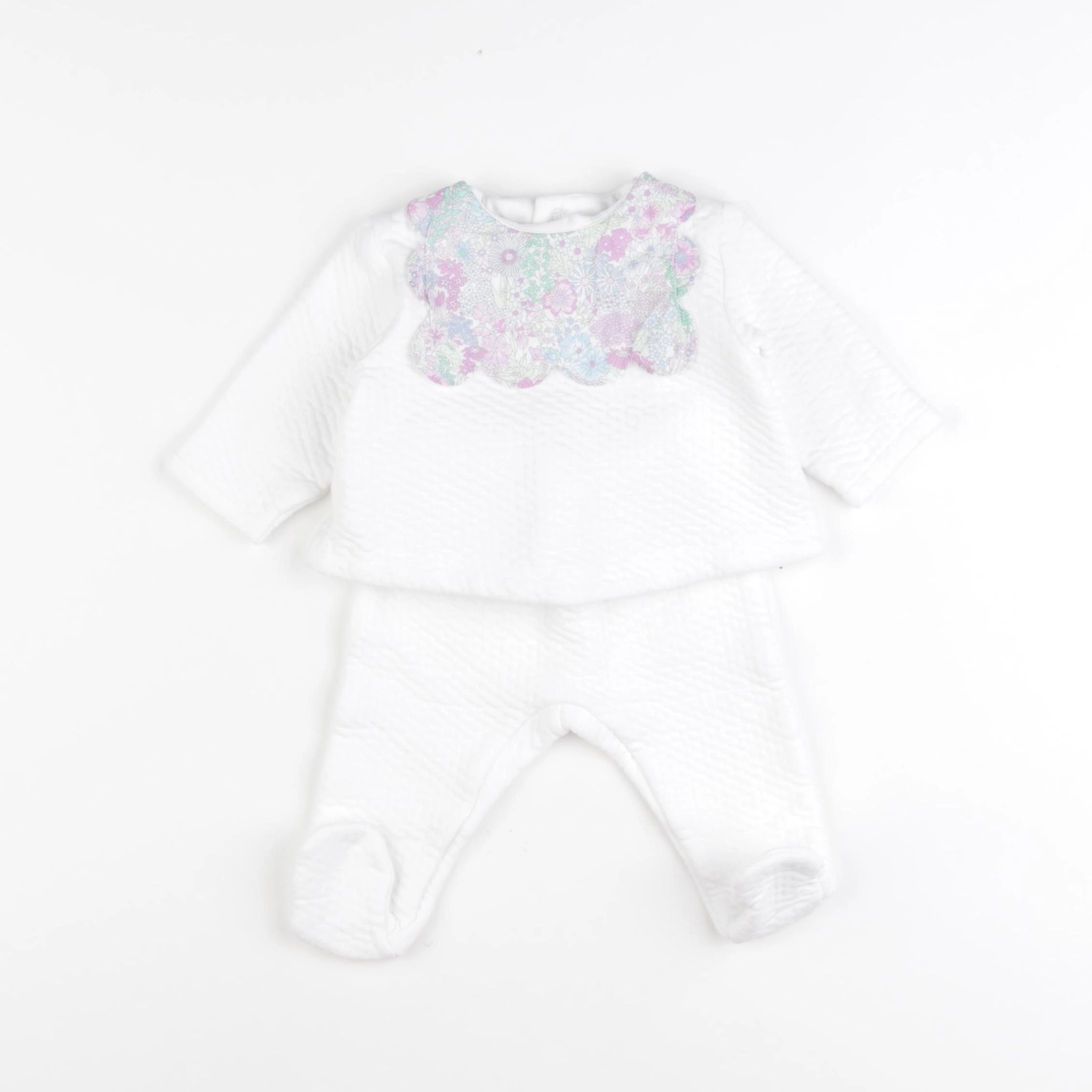 Jacadi - ensemble blanc - 6 mois