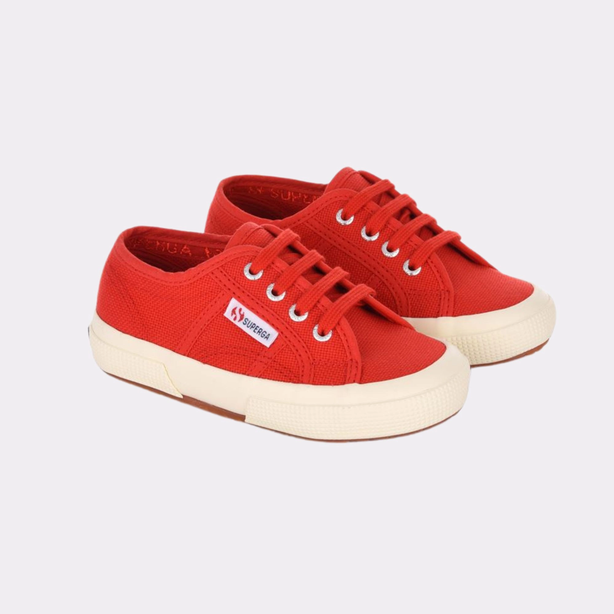 Superga - tennis à lacets rouge - pointure 27