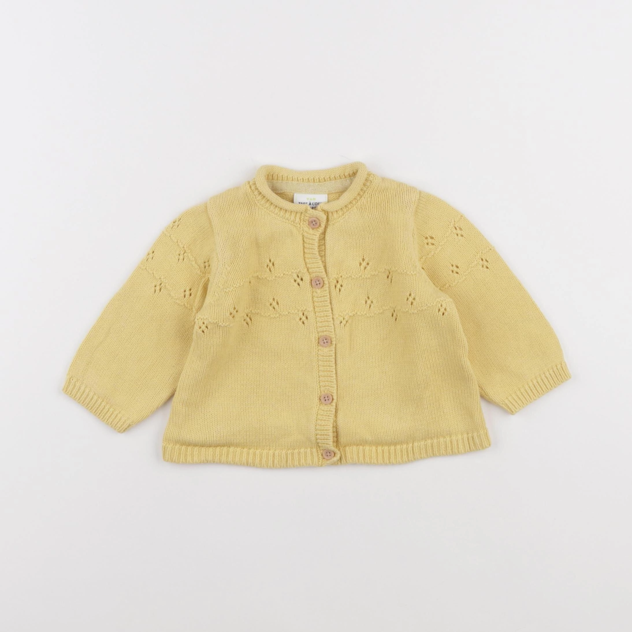Tape à l'oeil - sweat jaune - 6 mois