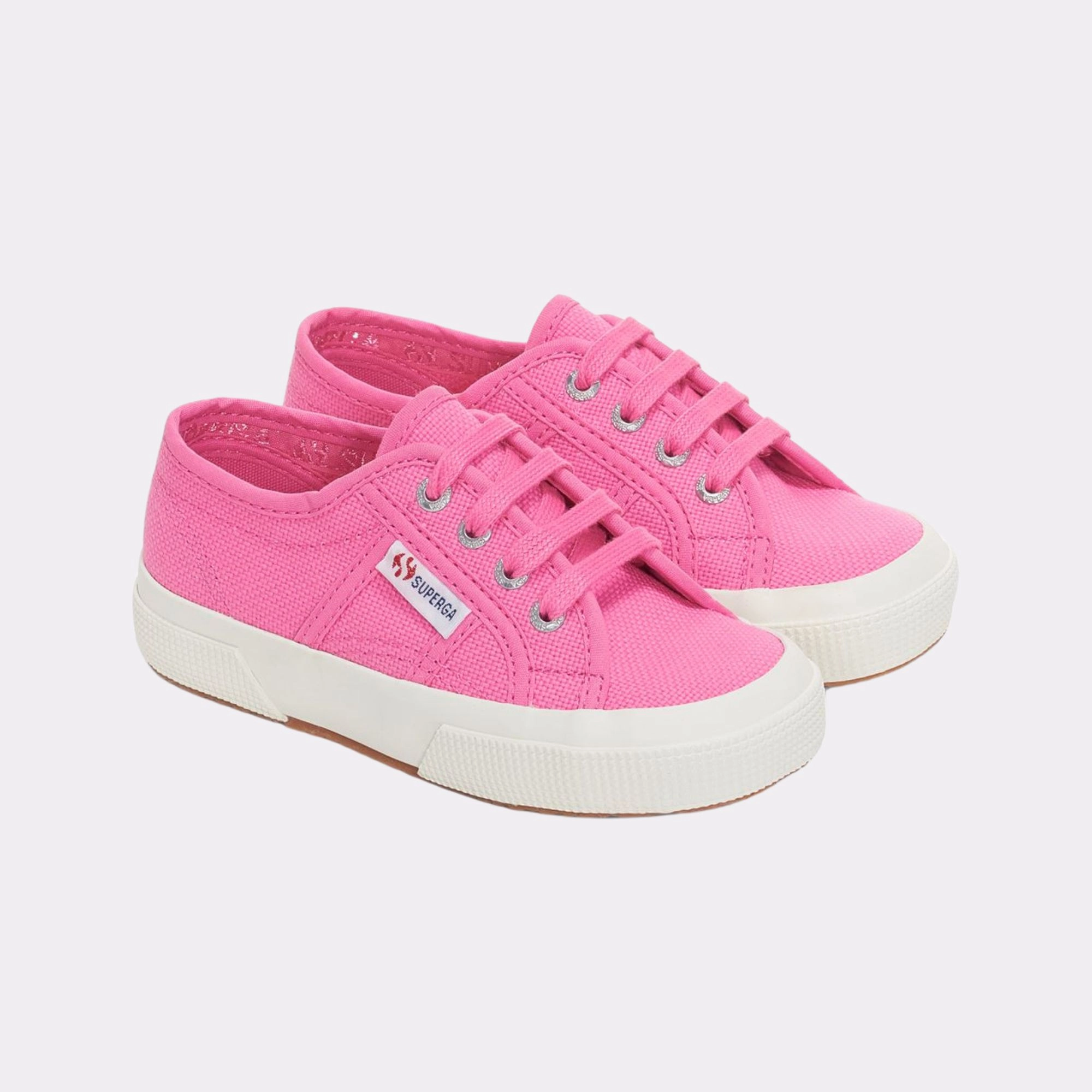 Superga - tennis à lacets rose fushia - pointure 32