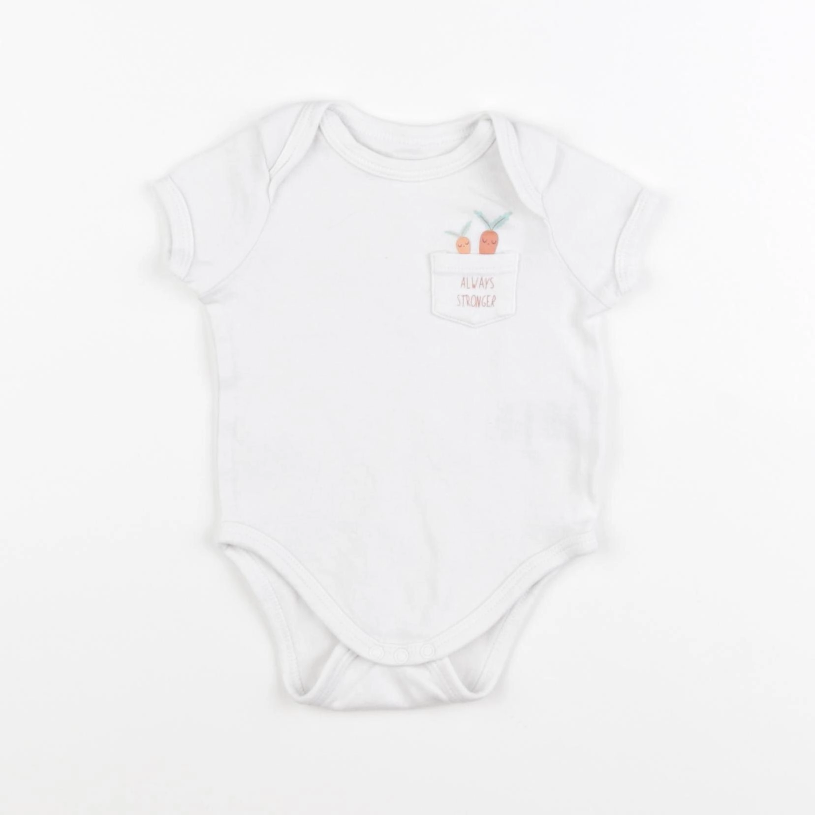 Vertbaudet - body blanc - 6 mois