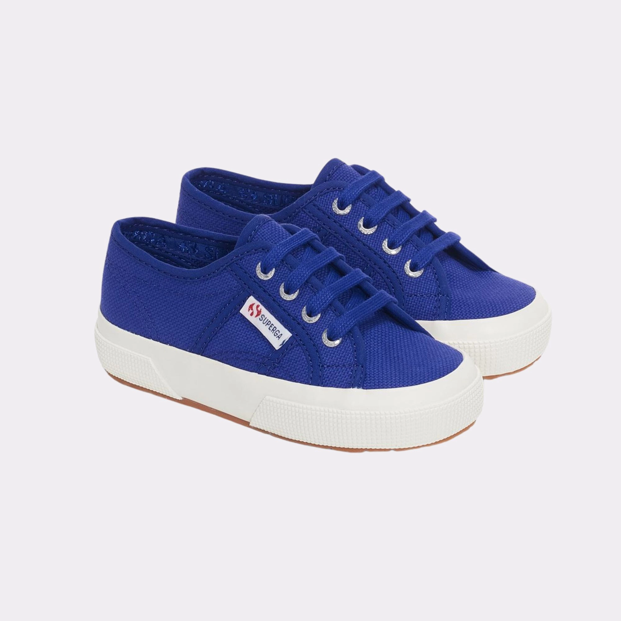 Superga - tennis à lacets bleu - pointure 28