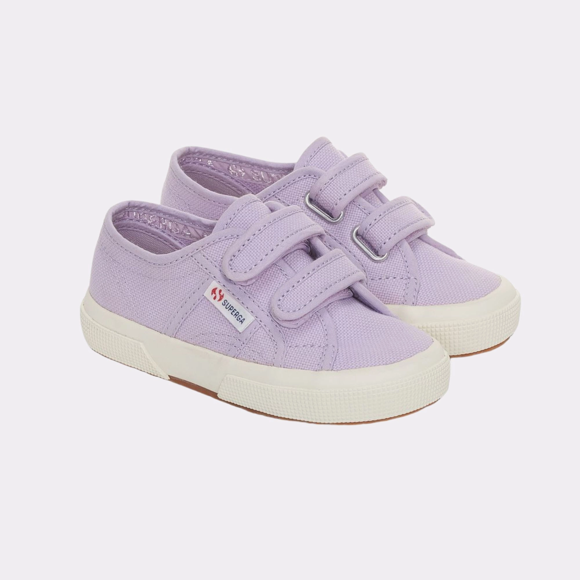 Superga - tennis à scratch violet - pointure 32