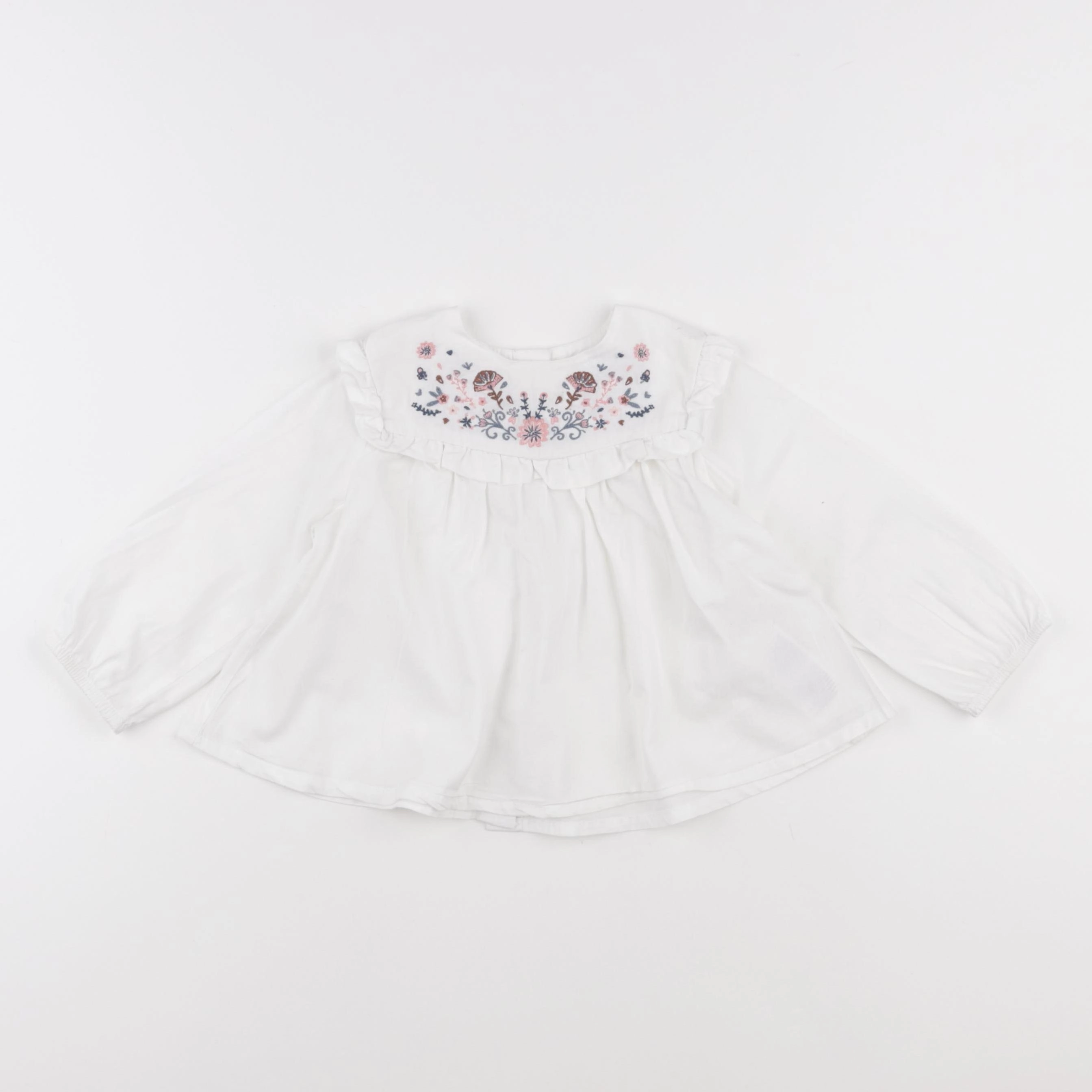 Vertbaudet - blouse blanc - 18 mois