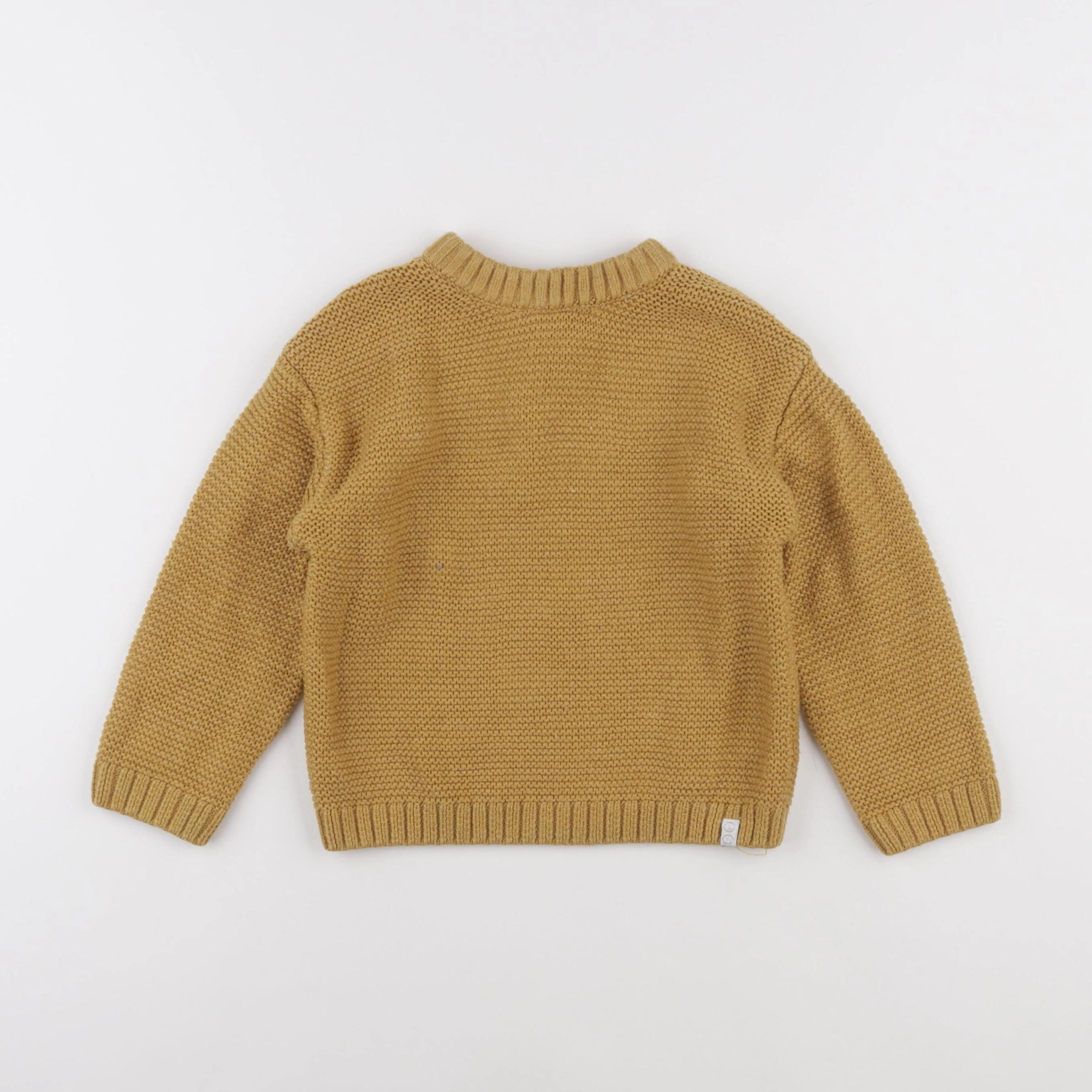 Zara - pull gris - 2/3 ans