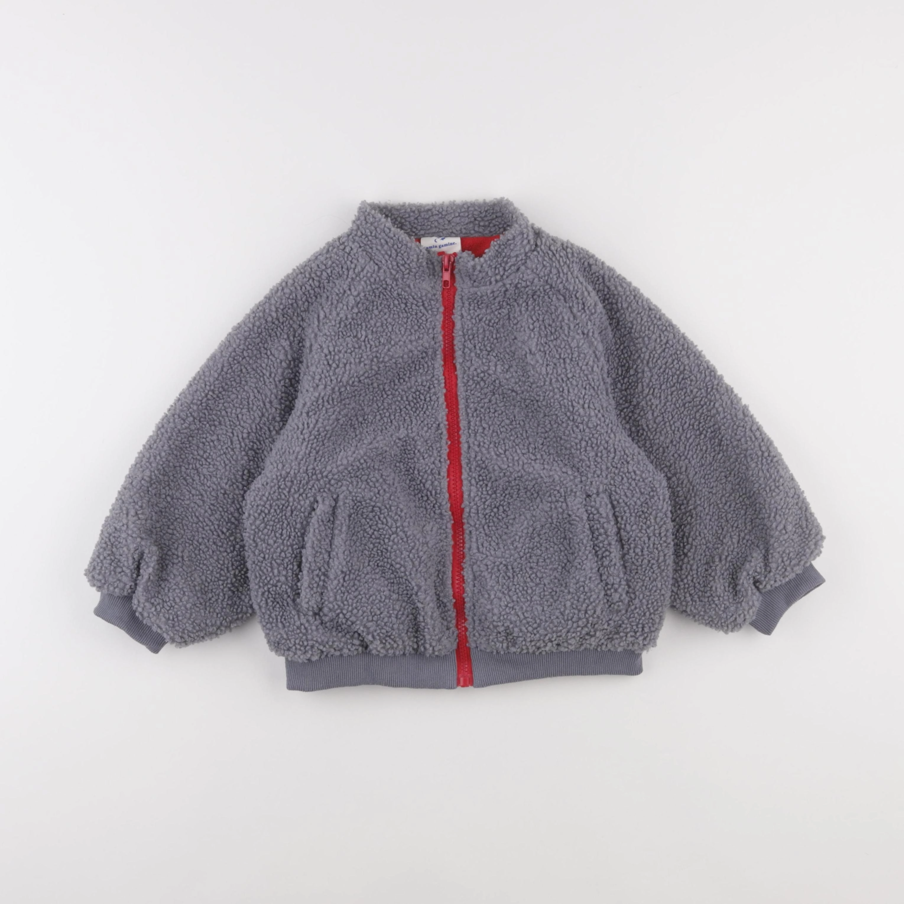 Gamin gamine - veste gris - 2 ans
